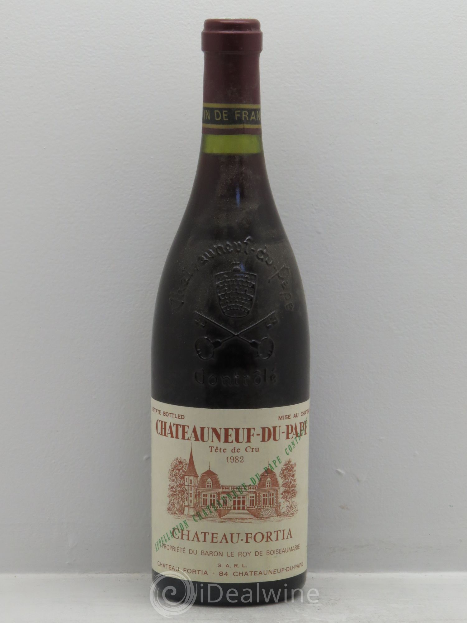 Châteauneuf-du-Pape Château Fortia Tête de Cru 1982 - Lot de 1 bouteille - 0