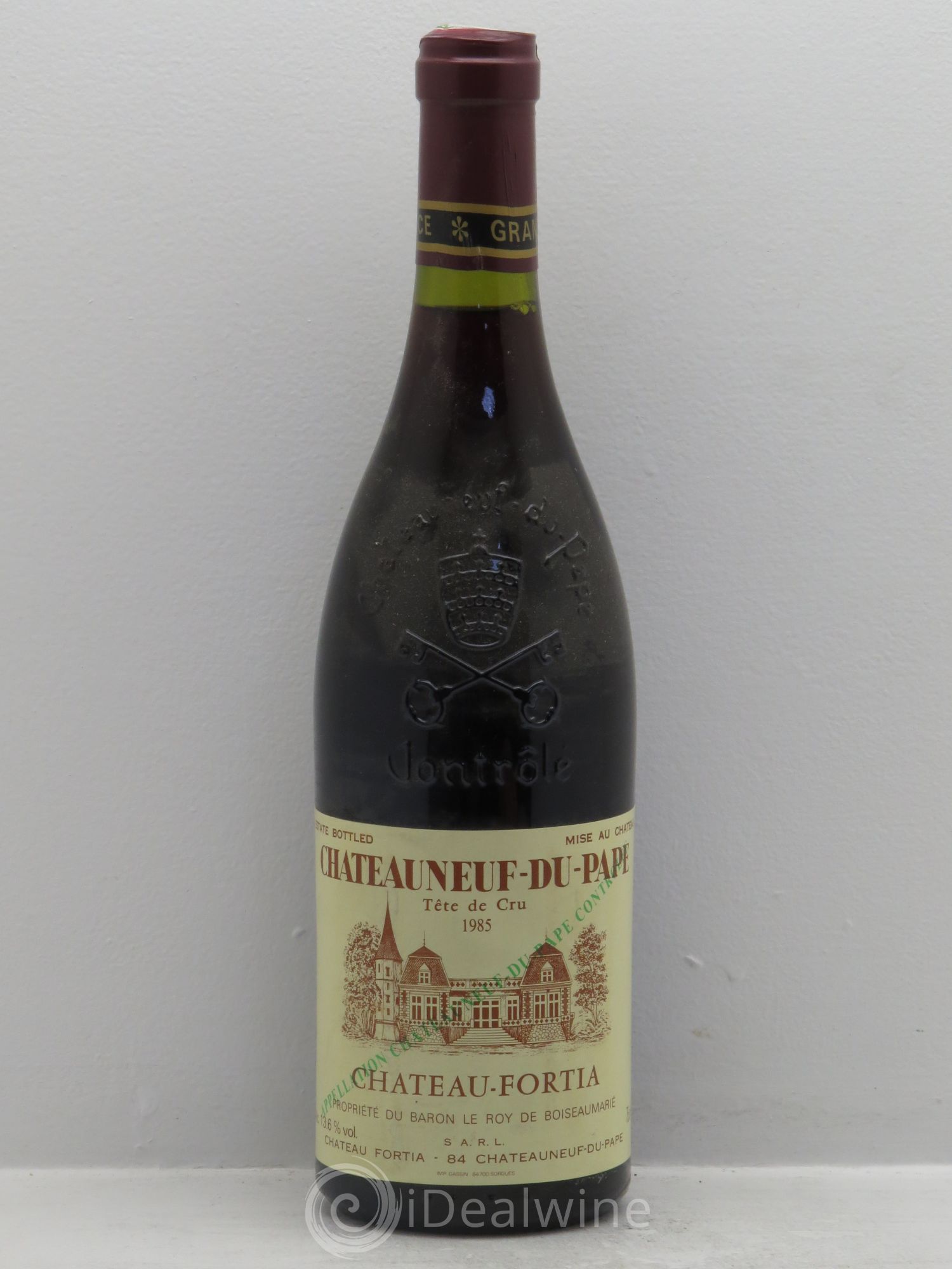 Châteauneuf-du-Pape Château Fortia Tête de Cru 1985 - Lot de 1 bouteille - 0
