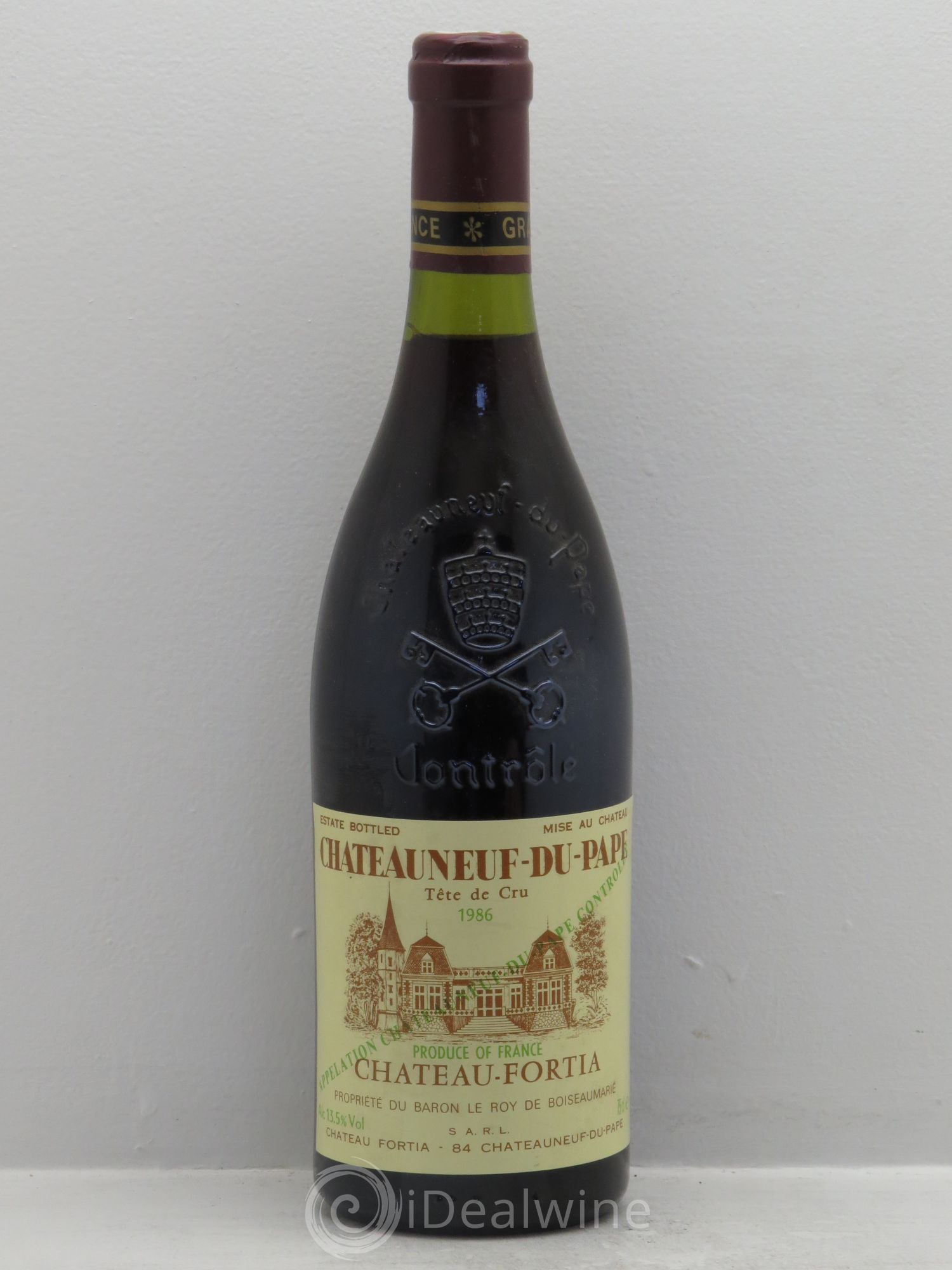 Châteauneuf-du-Pape Château Fortia Tête de Cru 1986 - Lot de 1 bouteille - 0