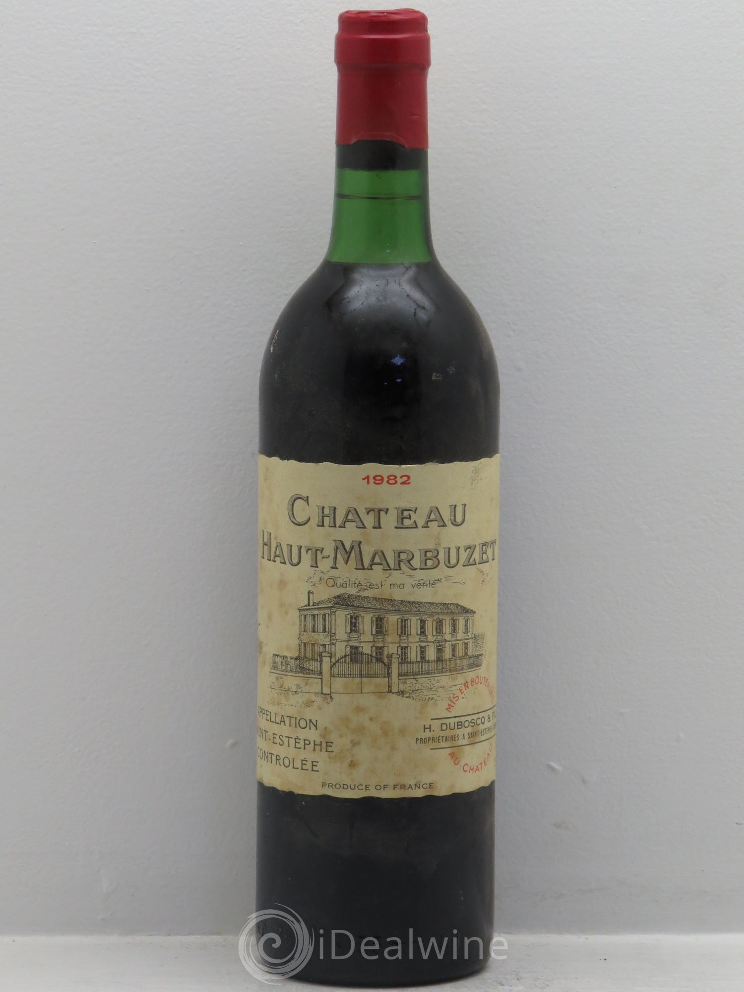 Château Haut Marbuzet 1982 - Lot de 1 bouteille - 0