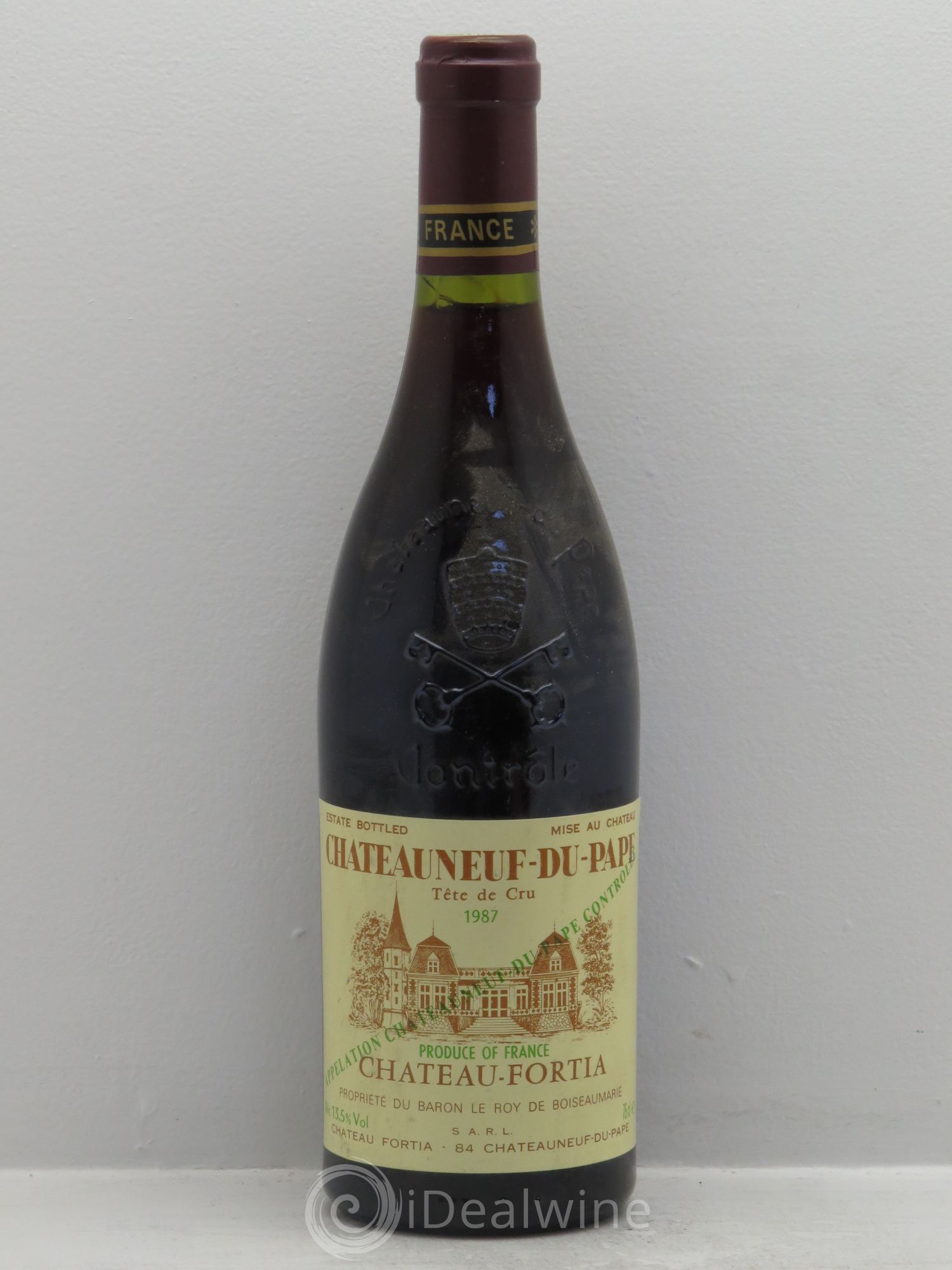 Châteauneuf-du-Pape Château Fortia Tête de Cru 1987 - Lot de 1 bouteille - 0