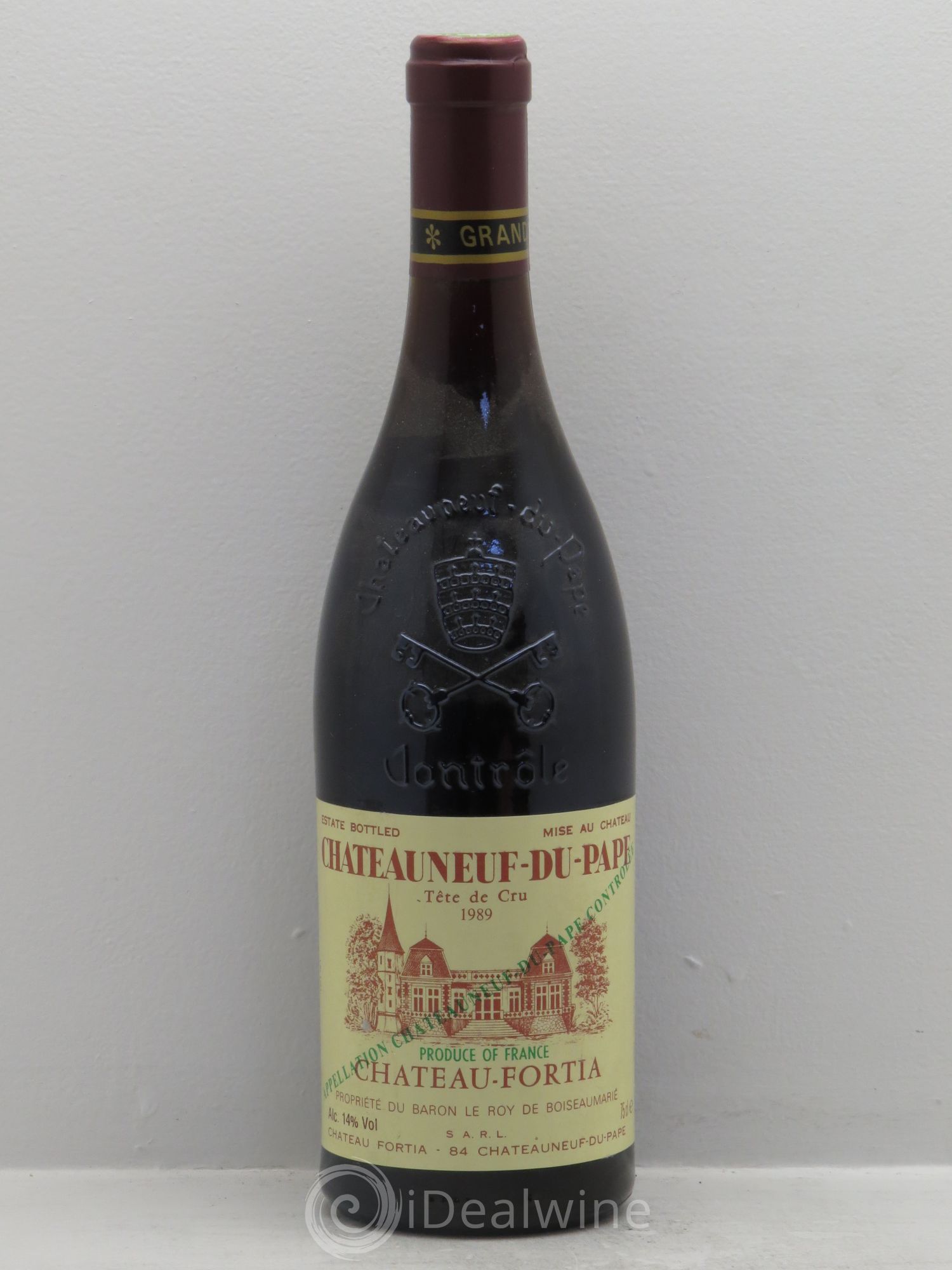 Châteauneuf-du-Pape Château Fortia Tête de Cru 1989 - Lot de 1 bouteille - 0