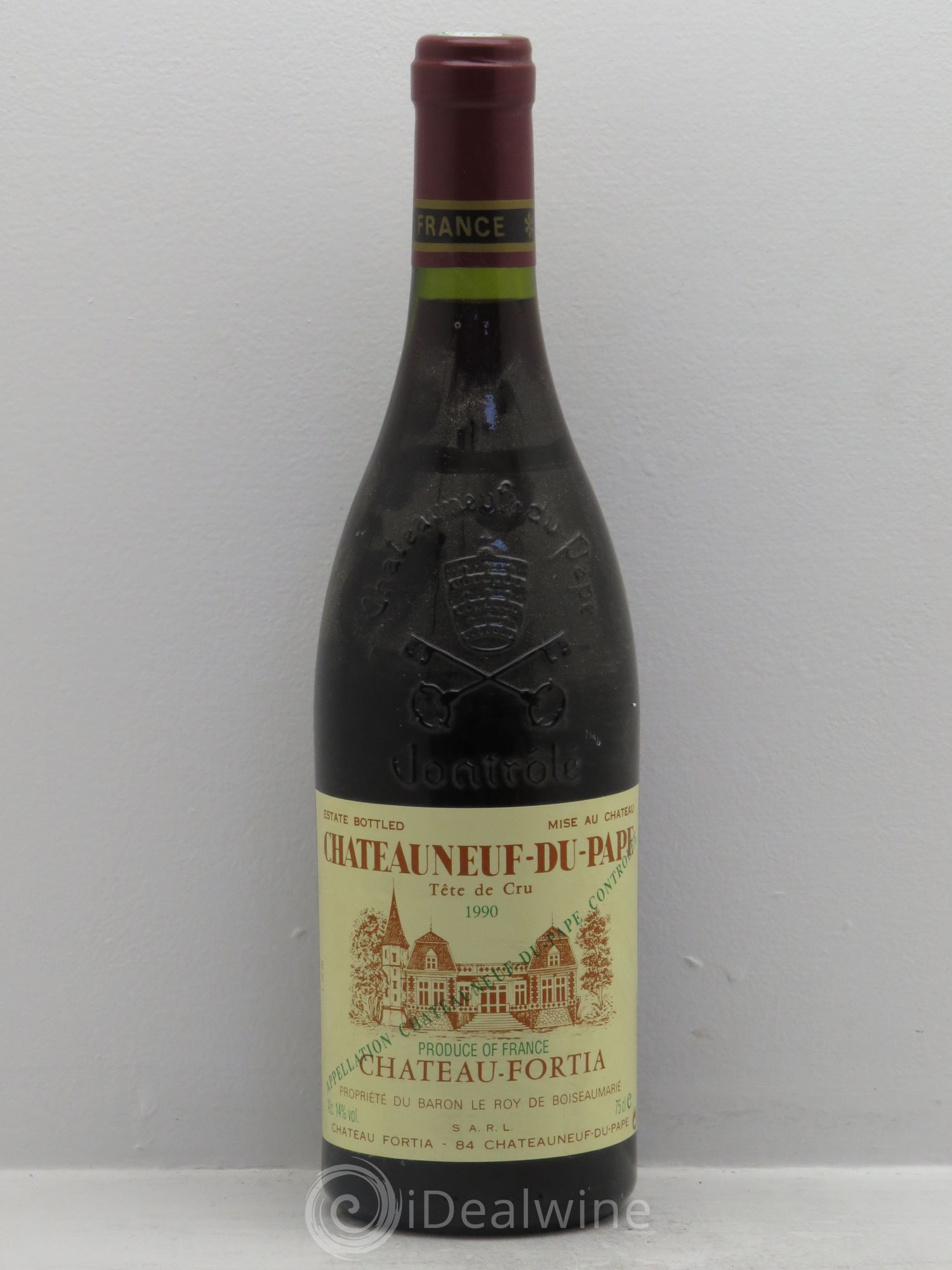 Châteauneuf-du-Pape Château Fortia Tête de Cru 1990 - Lot de 1 bouteille - 0