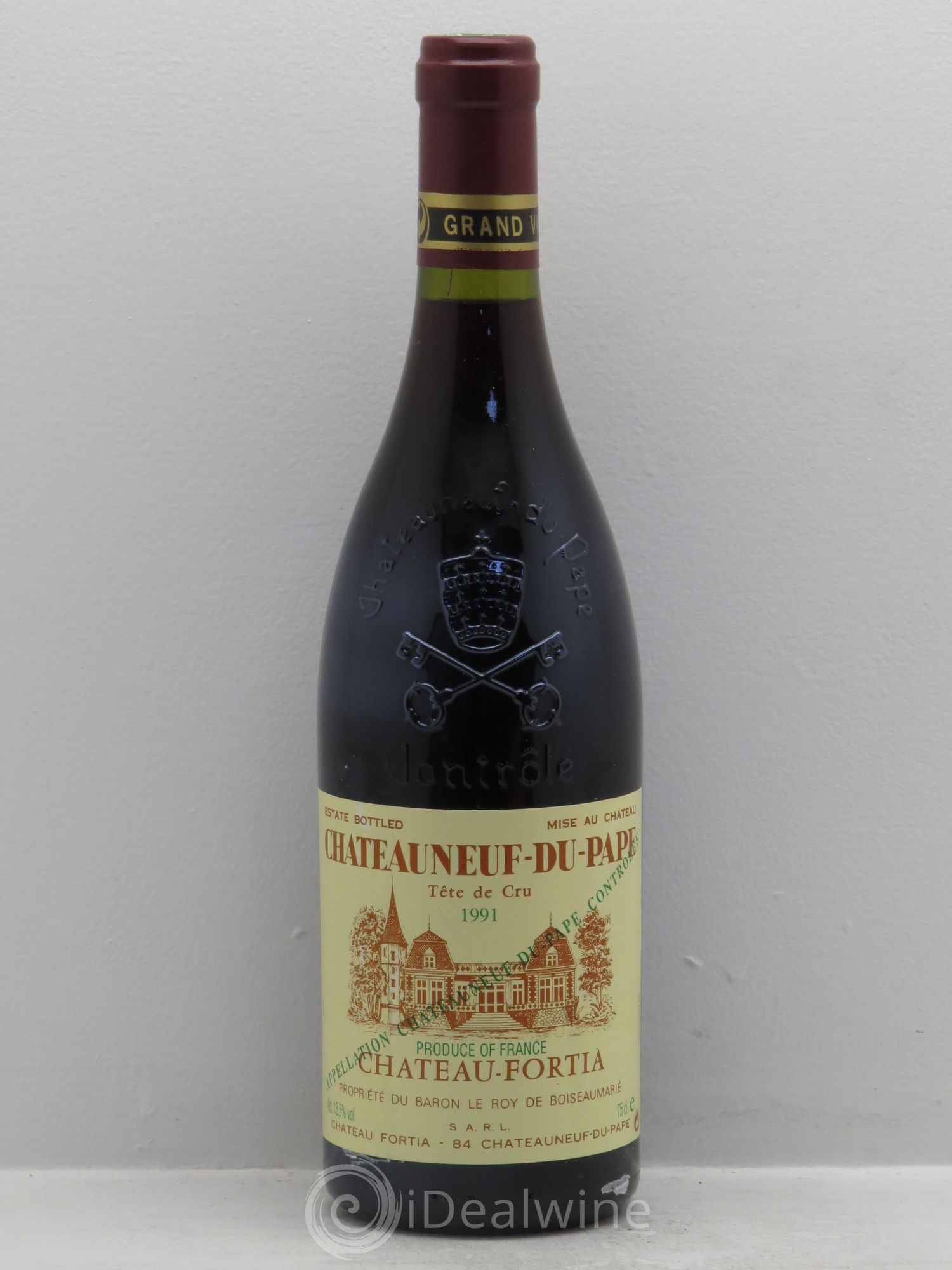 Châteauneuf-du-Pape Château Fortia Tête de Cru 1991 - Lot de 1 bouteille - 0