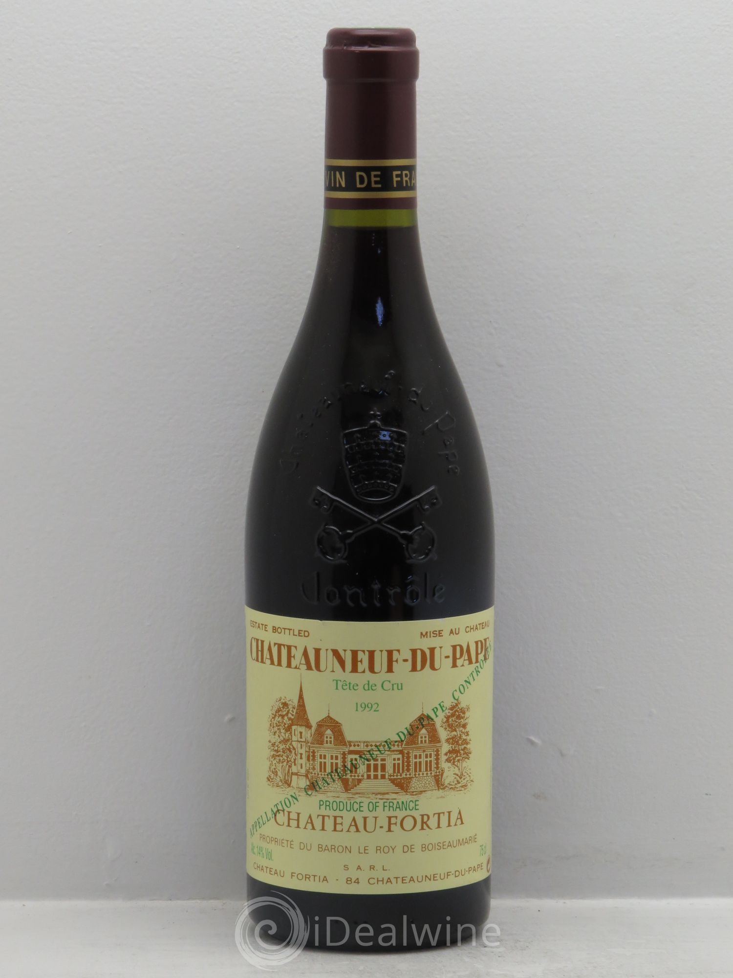 Châteauneuf-du-Pape Château Fortia Tête de Cru 1992 - Lot de 1 bouteille - 0