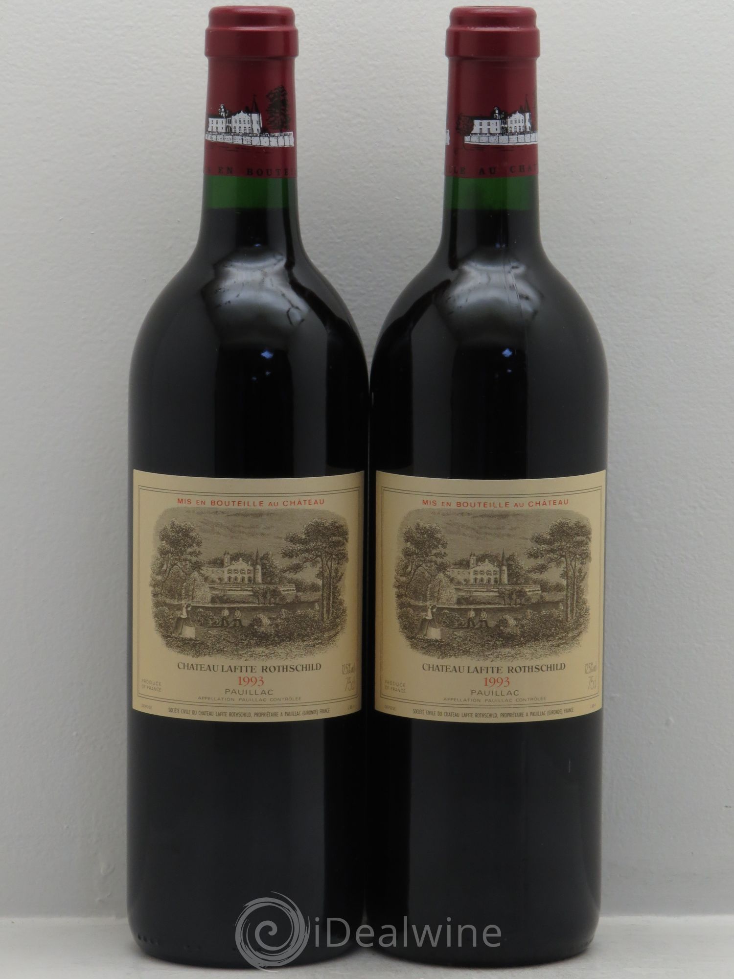 Château Lafite Rothschild 1er Grand Cru Classé 1993 - Lot de 2 bouteilles - 0