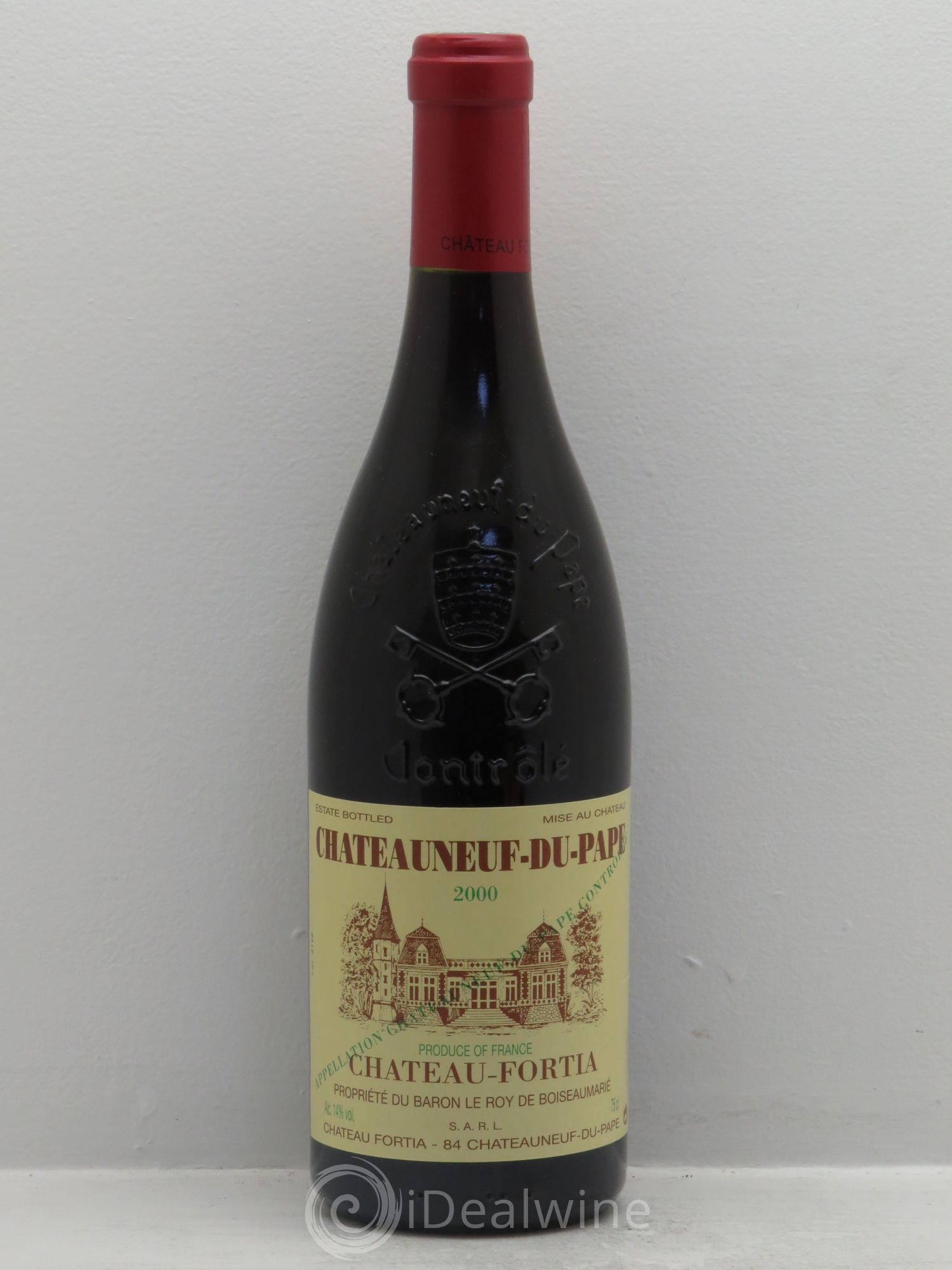 Châteauneuf-du-Pape Château Fortia 2000 - Lot de 1 bouteille - 0