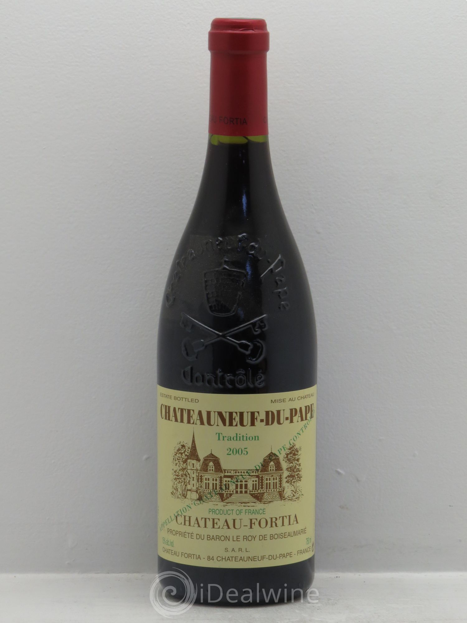 Châteauneuf-du-Pape Château Fortia Tradition (sans prix de réserve) 2005 - Posten von 1 Flasche - 0