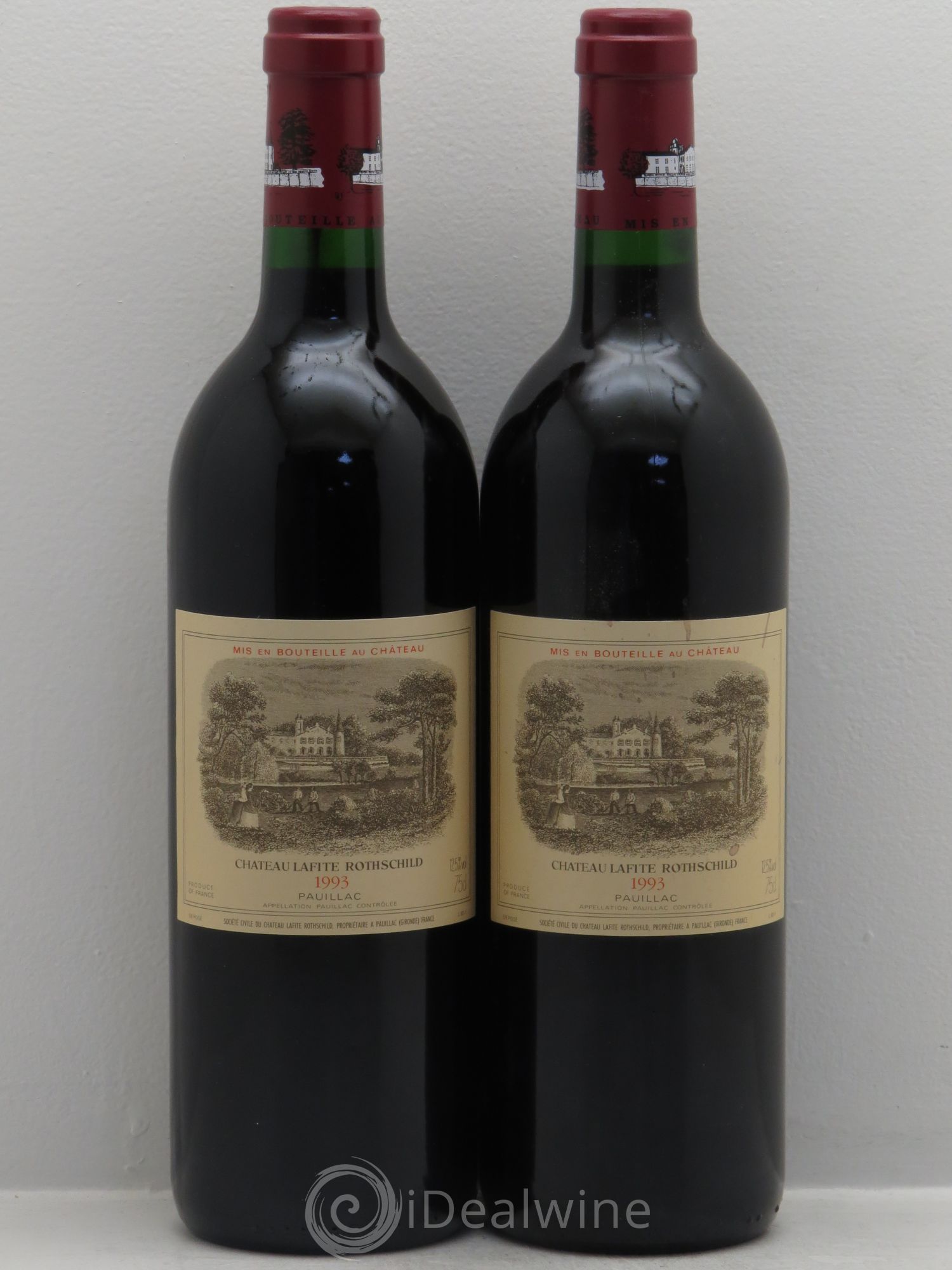 Château Lafite Rothschild 1er Grand Cru Classé 1993 - Lot de 2 bouteilles - 0