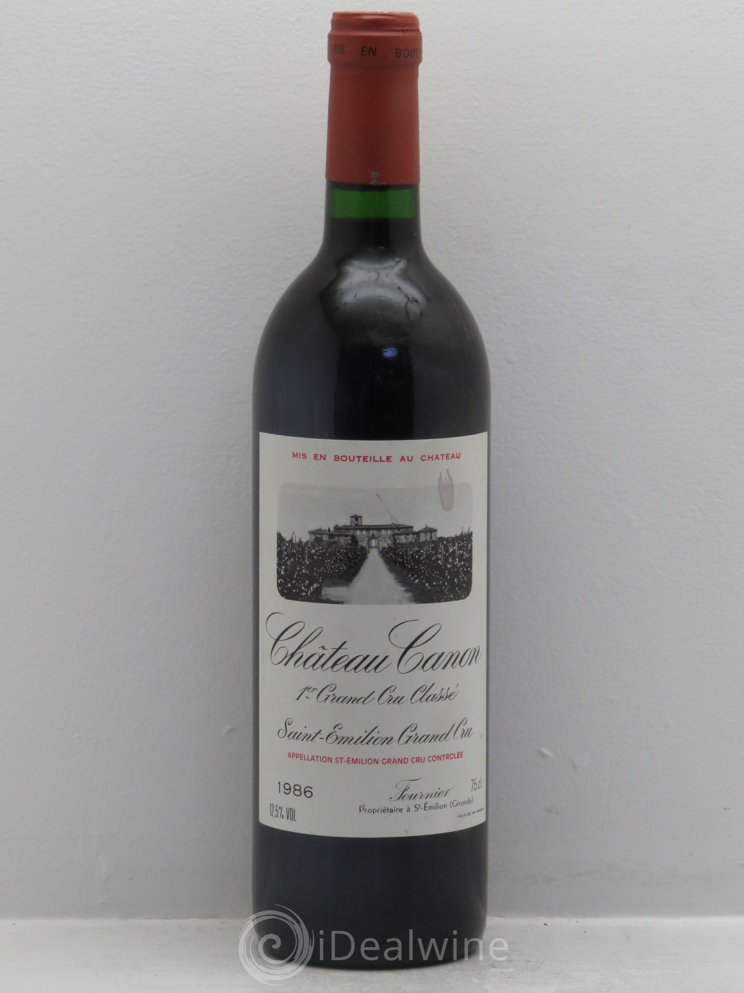 Château Canon 1er Grand Cru Classé B 1986 - Lot de 1 bouteille - 0