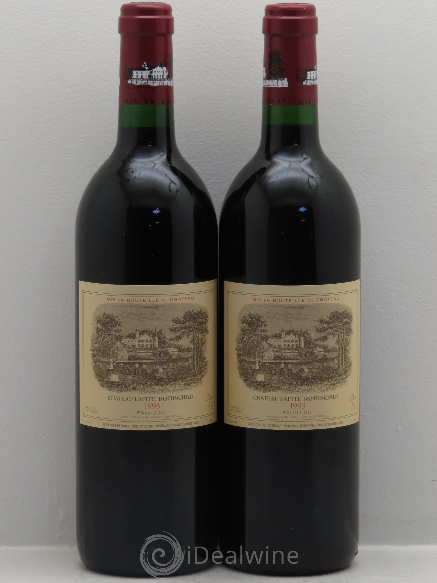 Château Lafite Rothschild 1er Grand Cru Classé 1993 - Lot de 2 bouteilles - 0