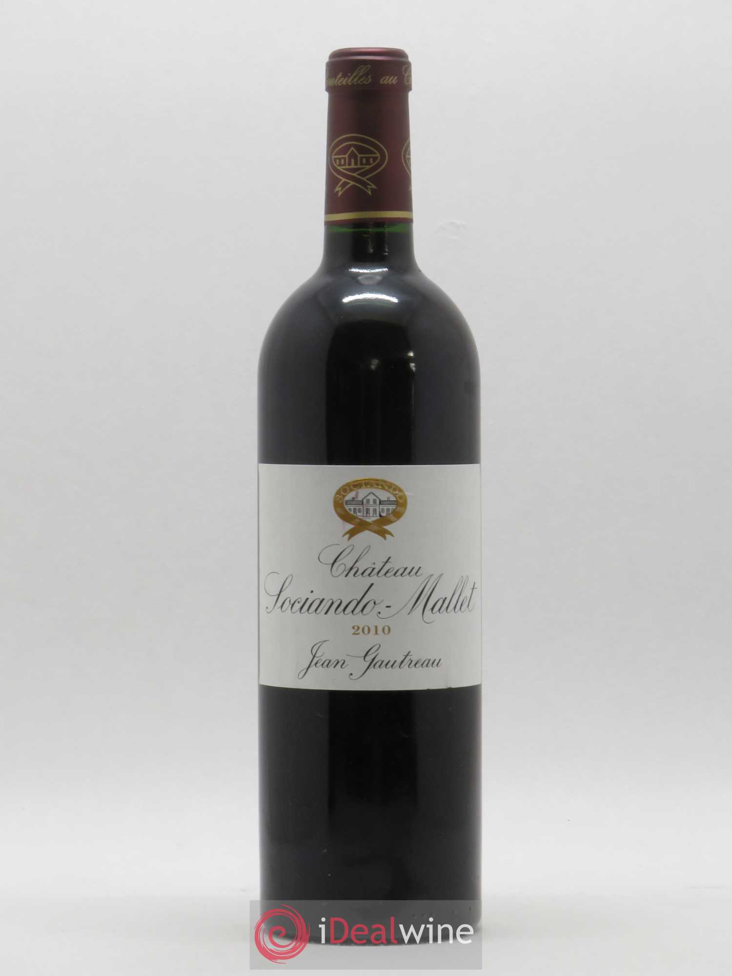 Château Sociando Mallet 2010 - Lot de 1 bouteille - 0