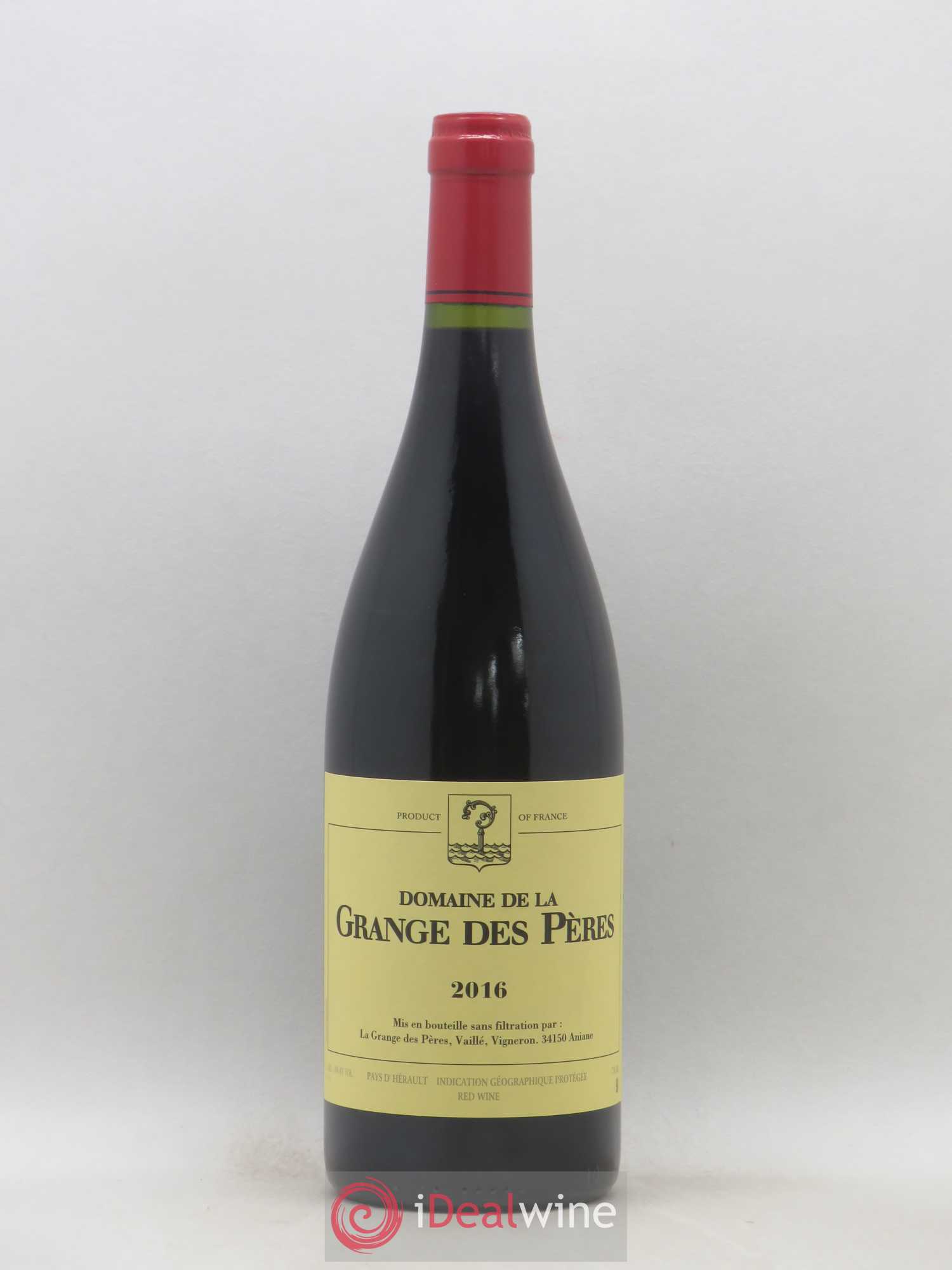 Pays d'Hérault Grange des Pères Laurent Vaillé 2016 - Lot de 1 bouteille - 0
