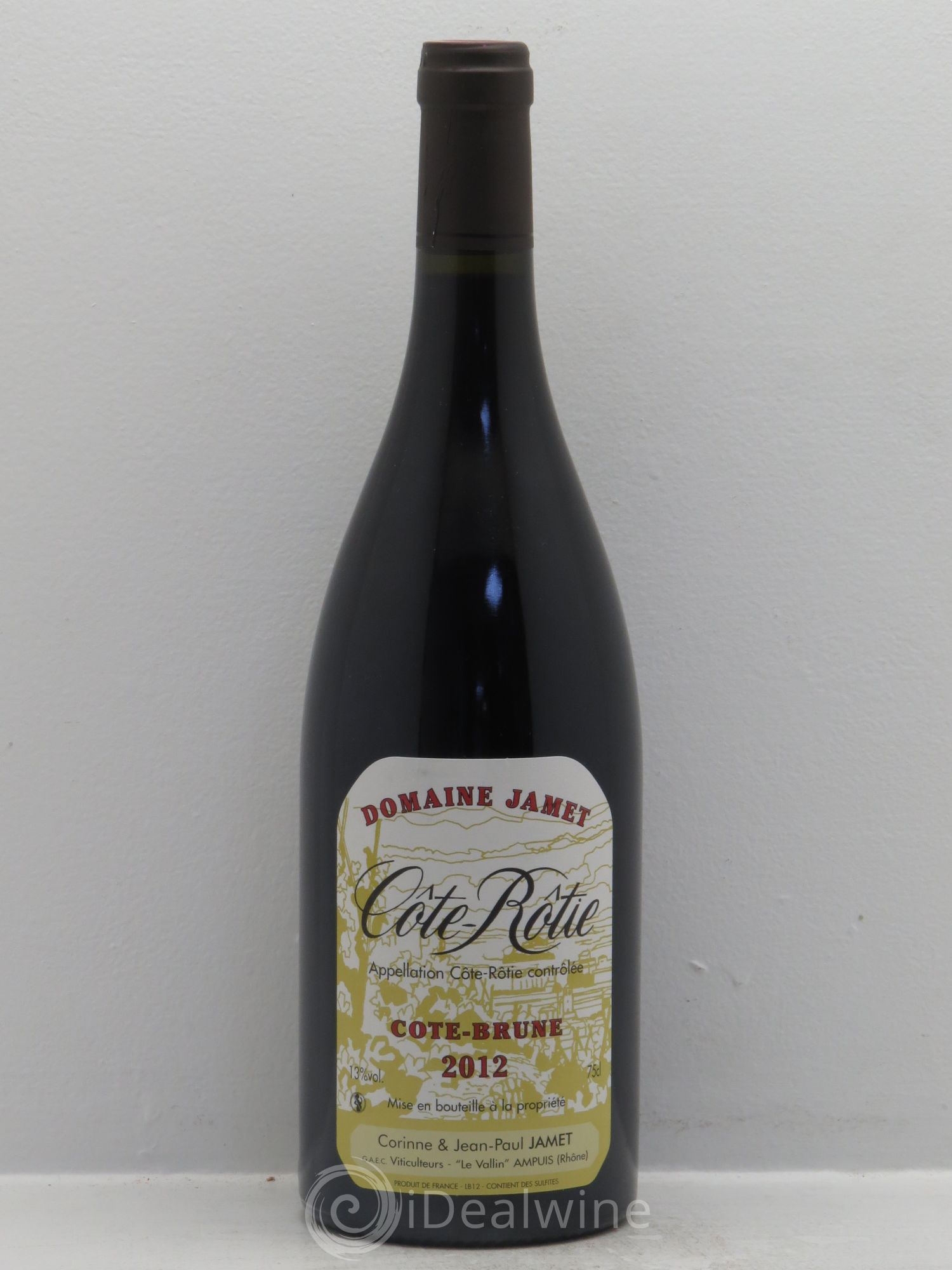 Côte-Rôtie Côte Brune Jamet (Domaine) 2012 - Lot de 1 bouteille - 0