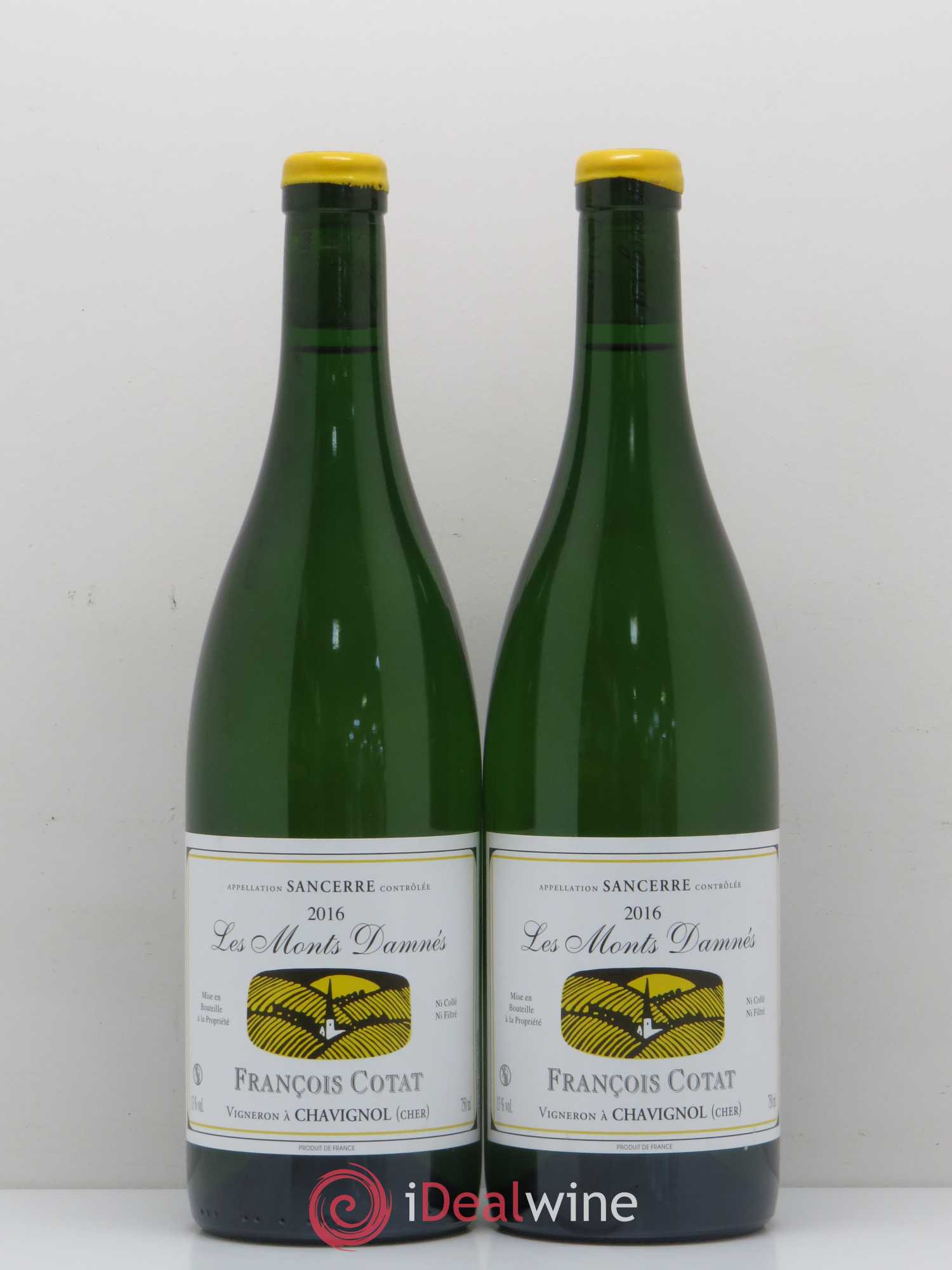 Sancerre Les Monts Damnés François Cotat 2016 - Lot de 2 bouteilles - 0