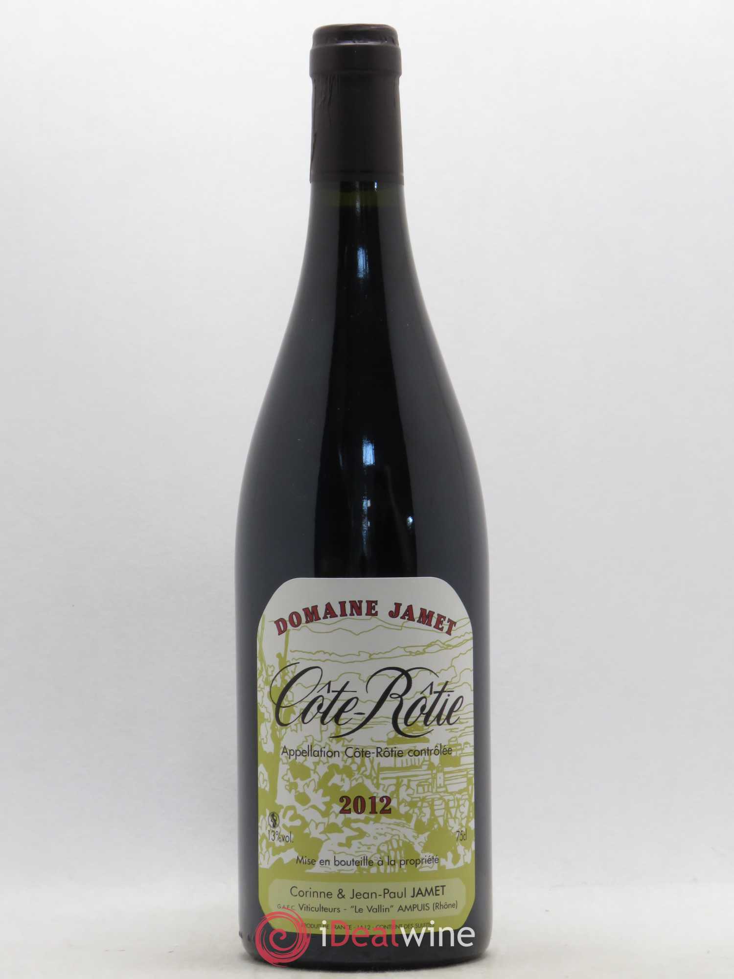 Côte-Rôtie Jamet (Domaine) 2012 - Lot de 1 bouteille - 0
