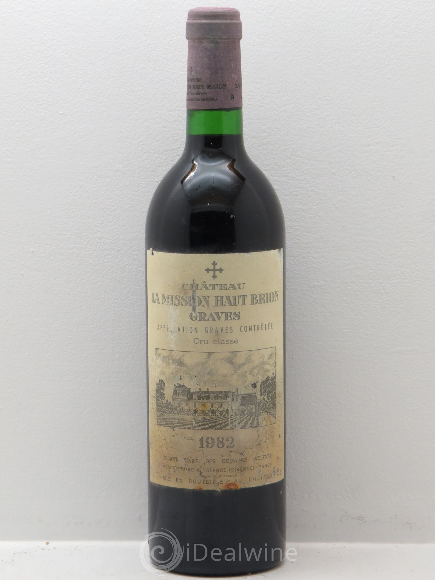 Château la Mission Haut-Brion Cru Classé de Graves 1982 - Lot de 1 bouteille - 0