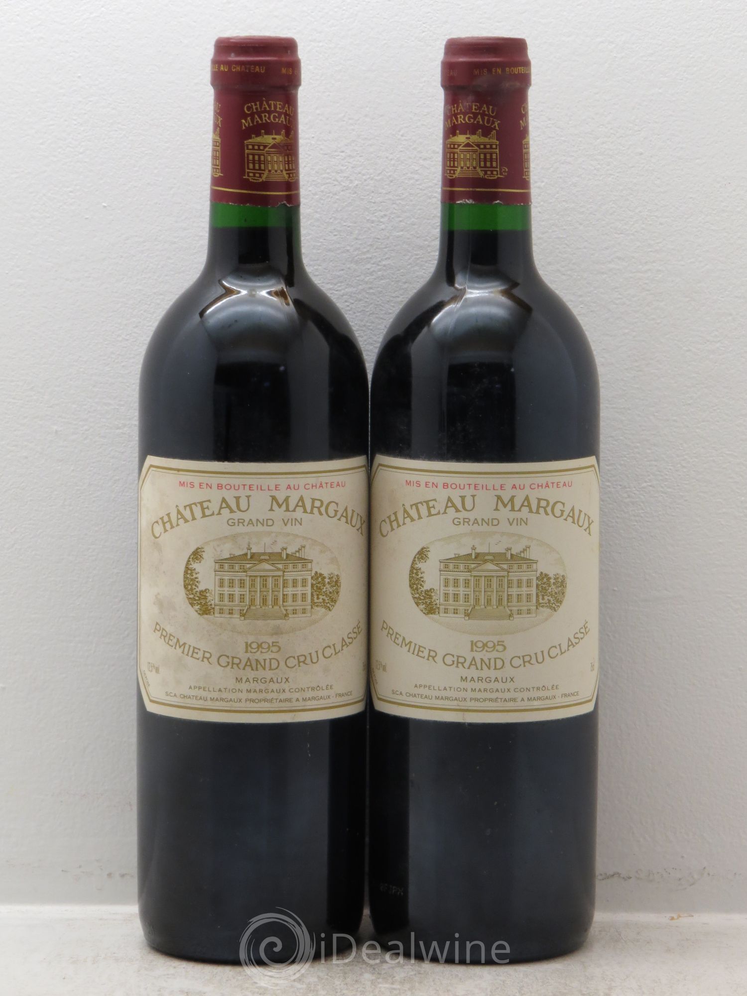 Château Margaux 1er Grand Cru Classé 1995 - Lot de 2 bouteilles - 0