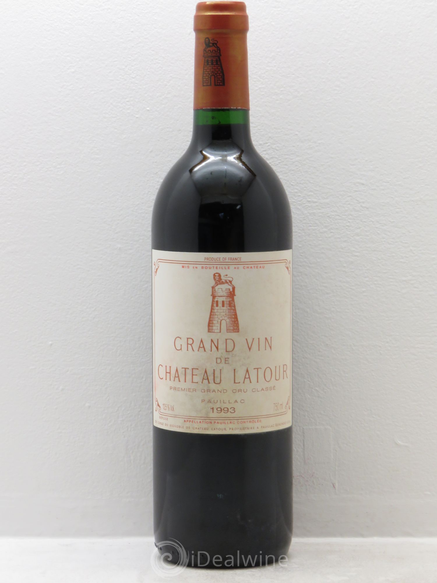 Château Latour 1er Grand Cru Classé 1993 - Lot de 1 bouteille - 0