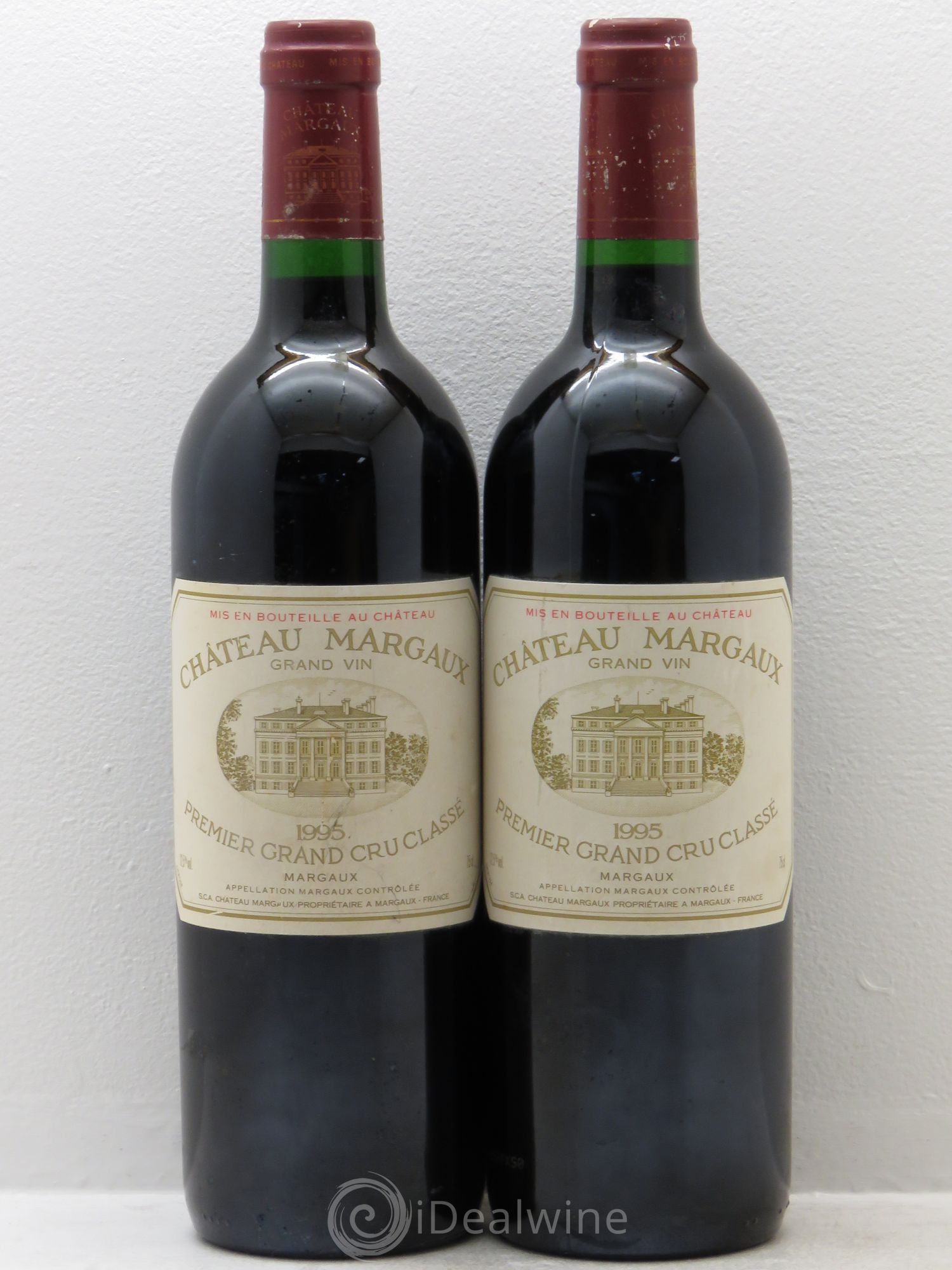 Château Margaux 1er Grand Cru Classé 1995 - Lot de 2 bouteilles - 0