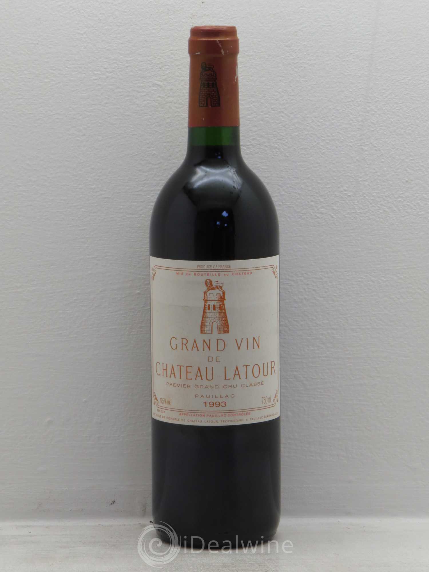 Château Latour 1er Grand Cru Classé 1993 - Lot de 1 bouteille - 0