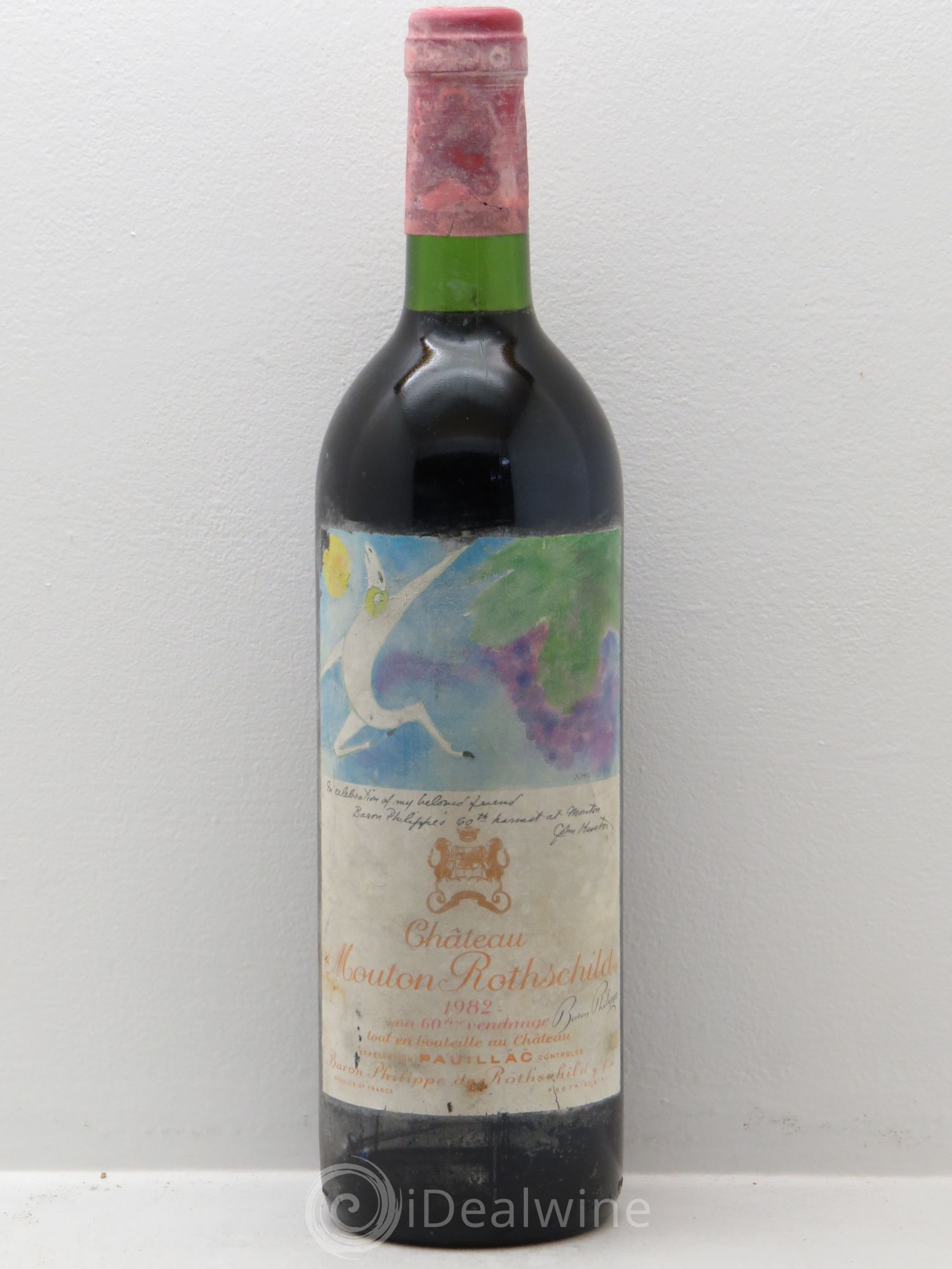 Château Mouton Rothschild 1er Grand Cru Classé 1982 - Lot de 1 bouteille - 0