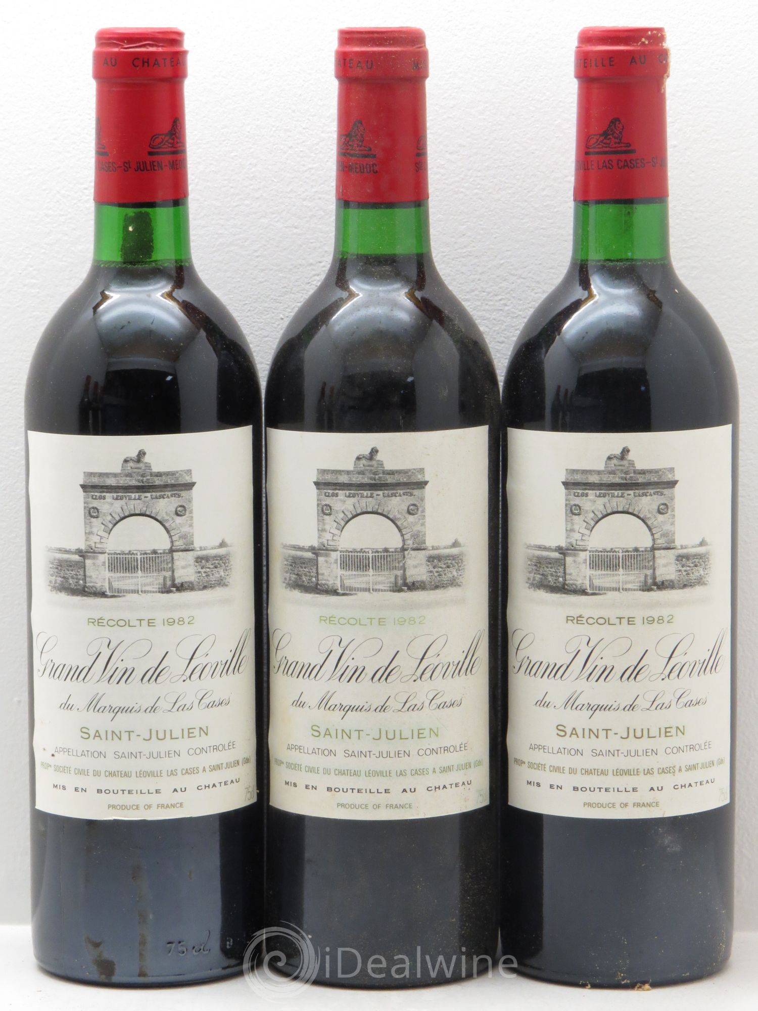 Château Léoville Las Cases 2ème Grand Cru Classé 1982 - Lot de 6 bouteilles - 1