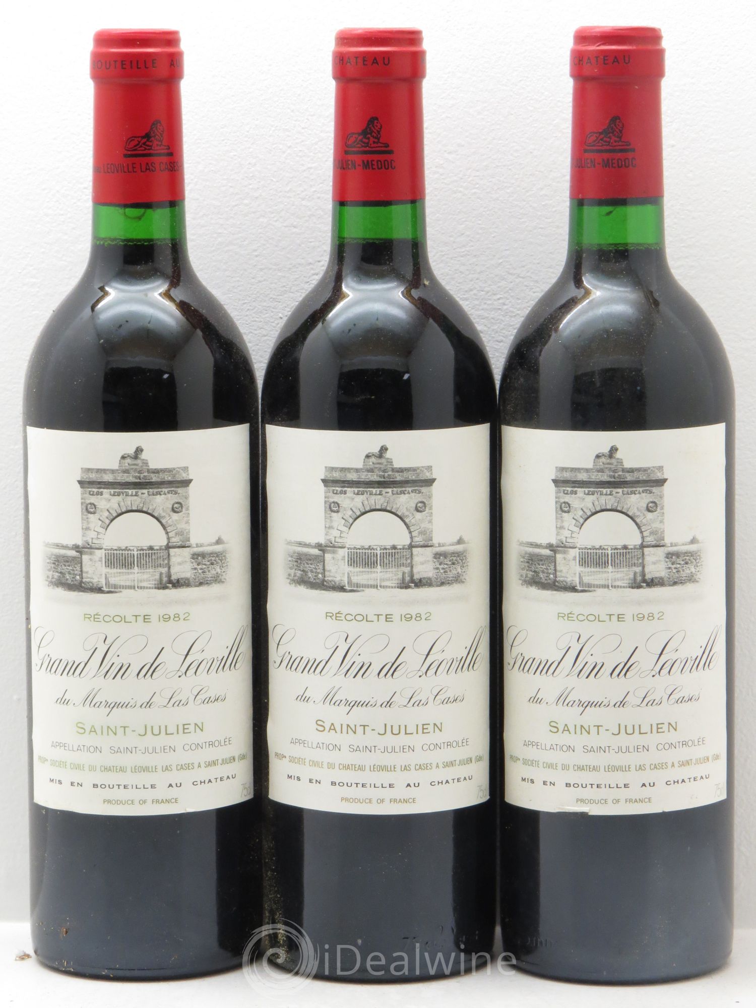 Château Léoville Las Cases 2ème Grand Cru Classé 1982 - Lot de 6 bouteilles - 2