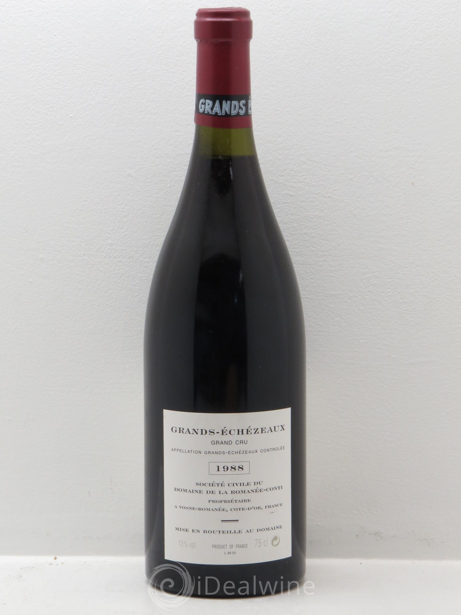 Grands-Echezeaux Grand Cru Domaine de la Romanée-Conti 1988 - Lotto di 1 bottiglia - 1