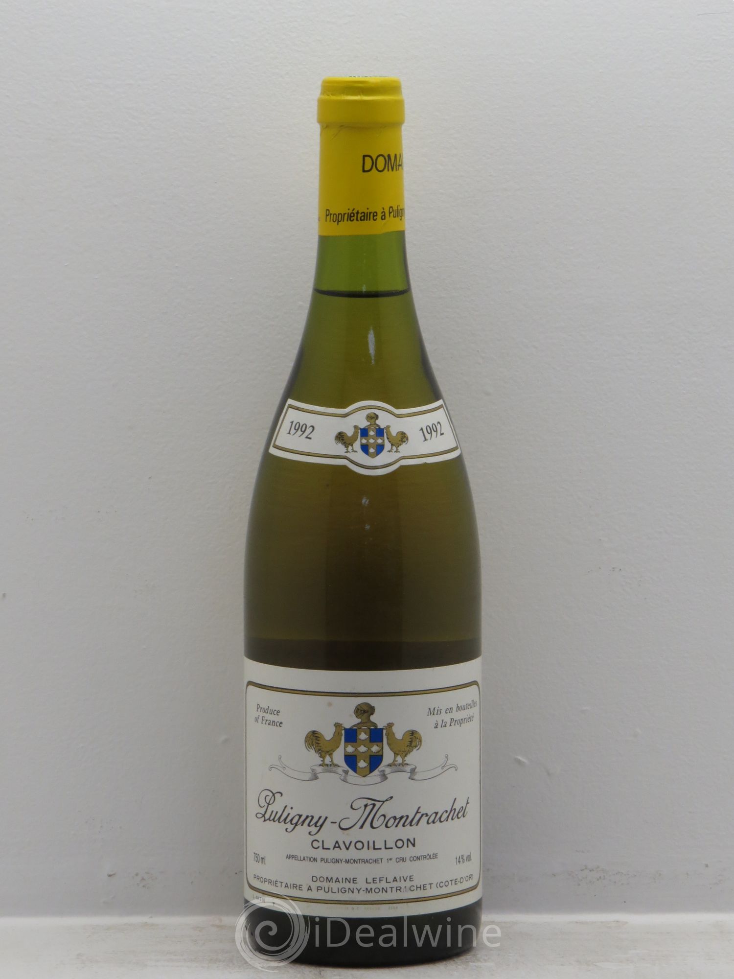 Puligny-Montrachet 1er Cru Clavoillon Leflaive (Domaine) 1992 - Lot de 1 bouteille - 0
