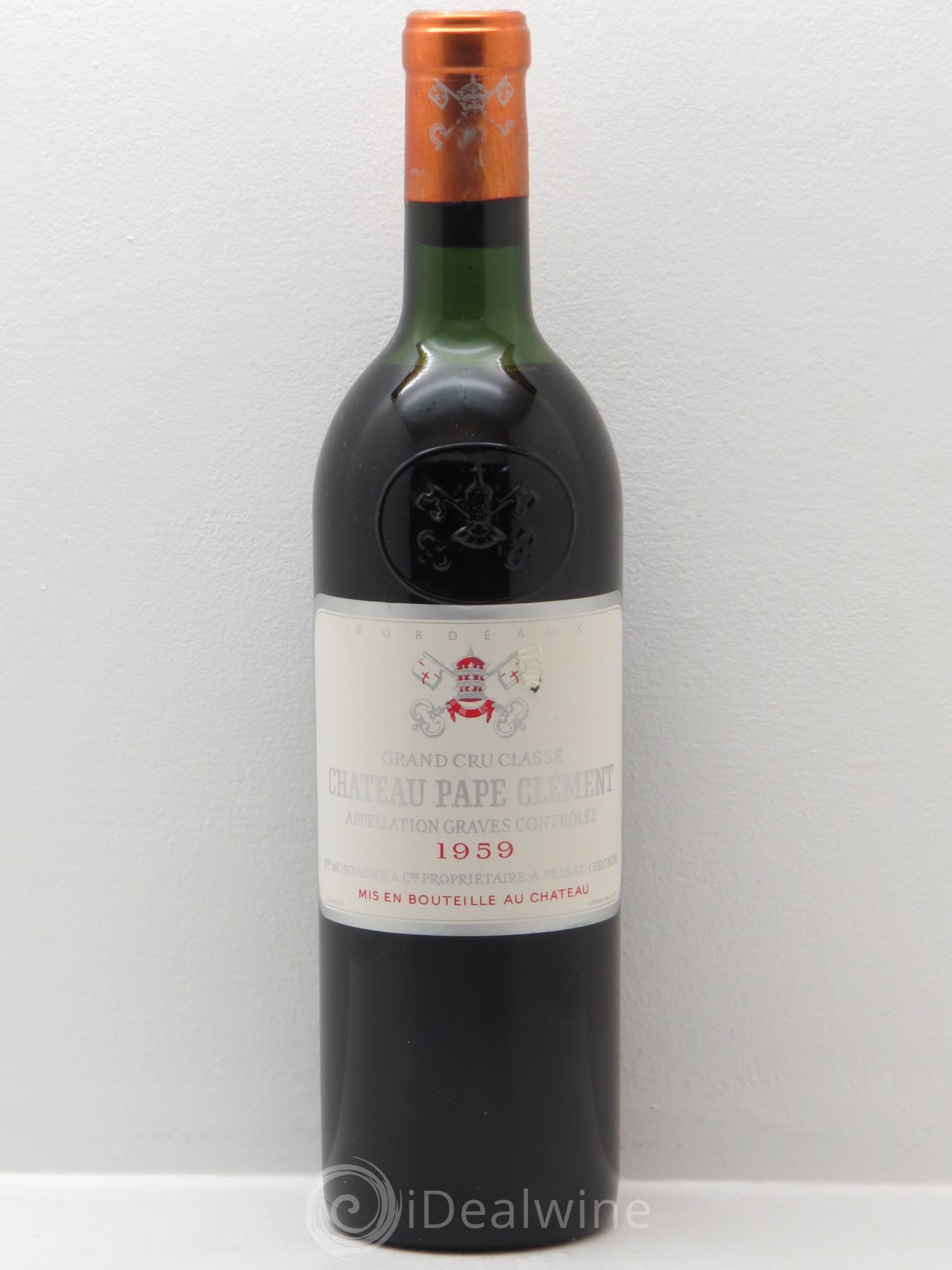 Château Pape Clément Cru Classé de Graves 1959 - Lot de 1 bouteille - 0
