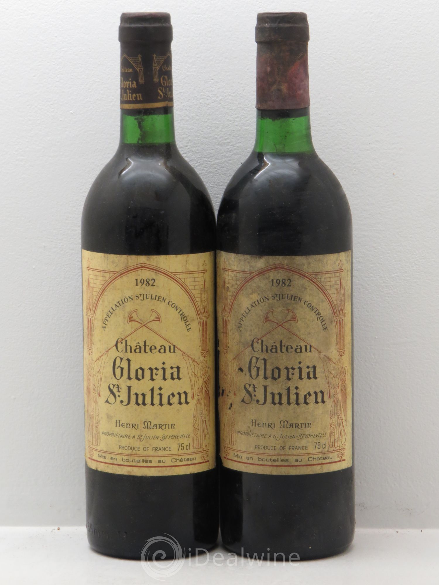 Château Gloria 1982 - Lot de 2 bouteilles - 0
