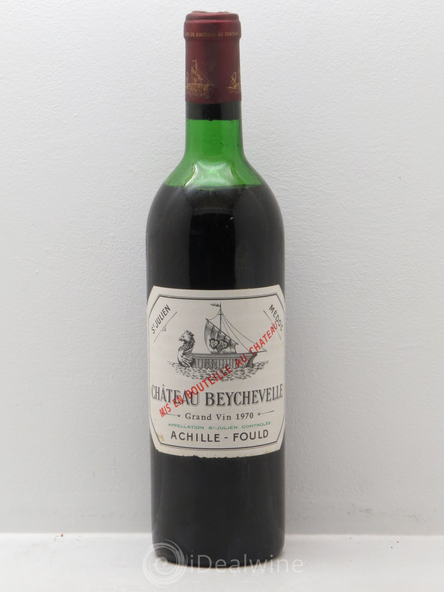 Château Beychevelle 4ème Grand Cru Classé 1970 - Lot de 6 bouteilles - 0