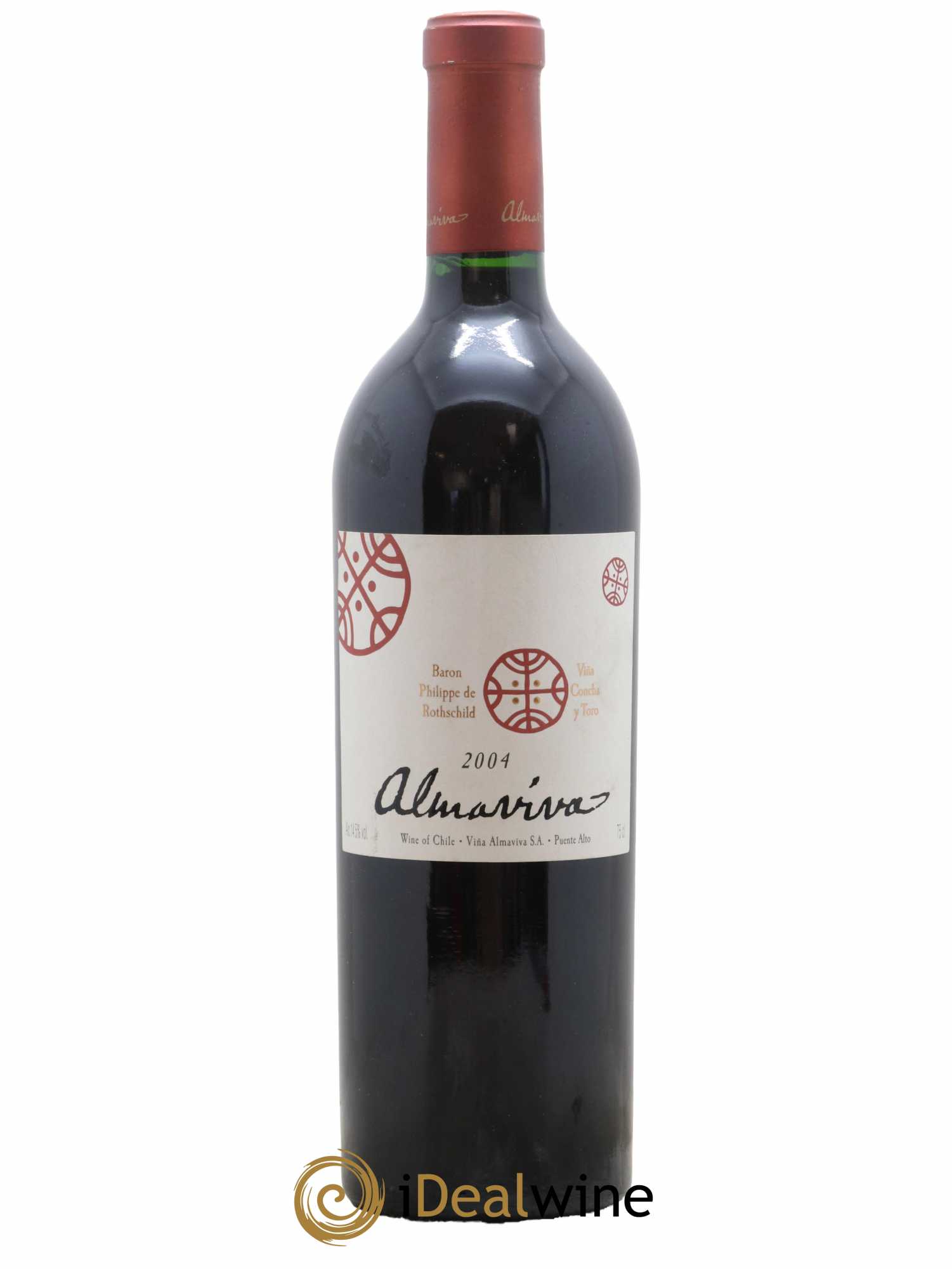 Chili Almaviva Baron P. de Rothschild Concha y Toro 2004 - Lot de 1 bouteille - 0