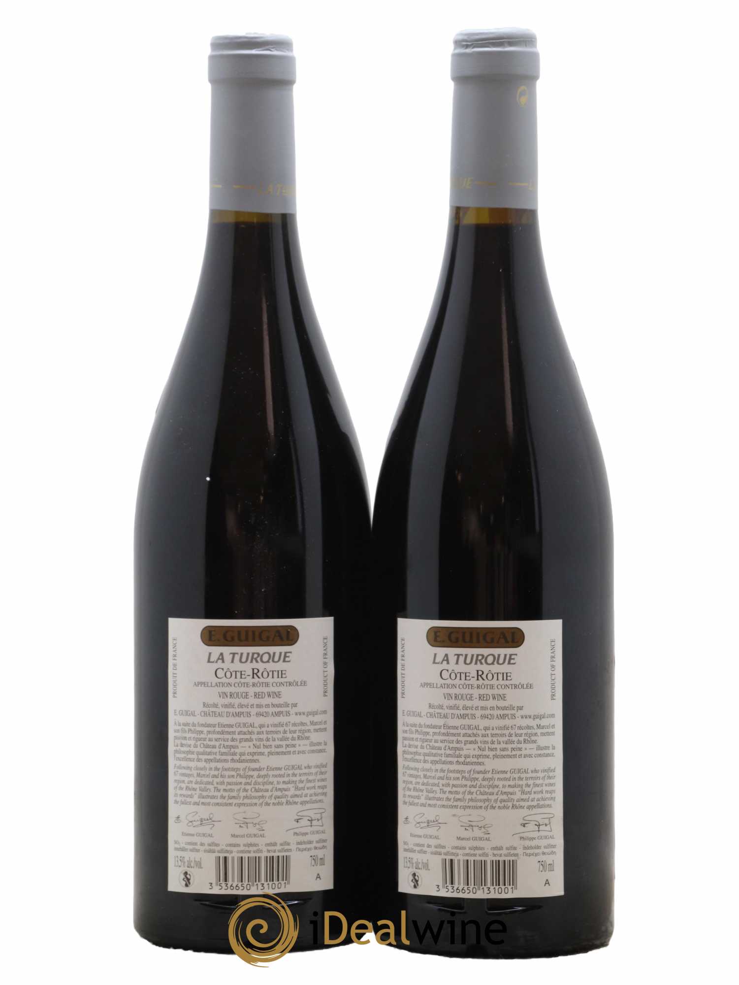 Côte-Rôtie La Turque Guigal 2012 - Posten von 2 Flaschen - 1