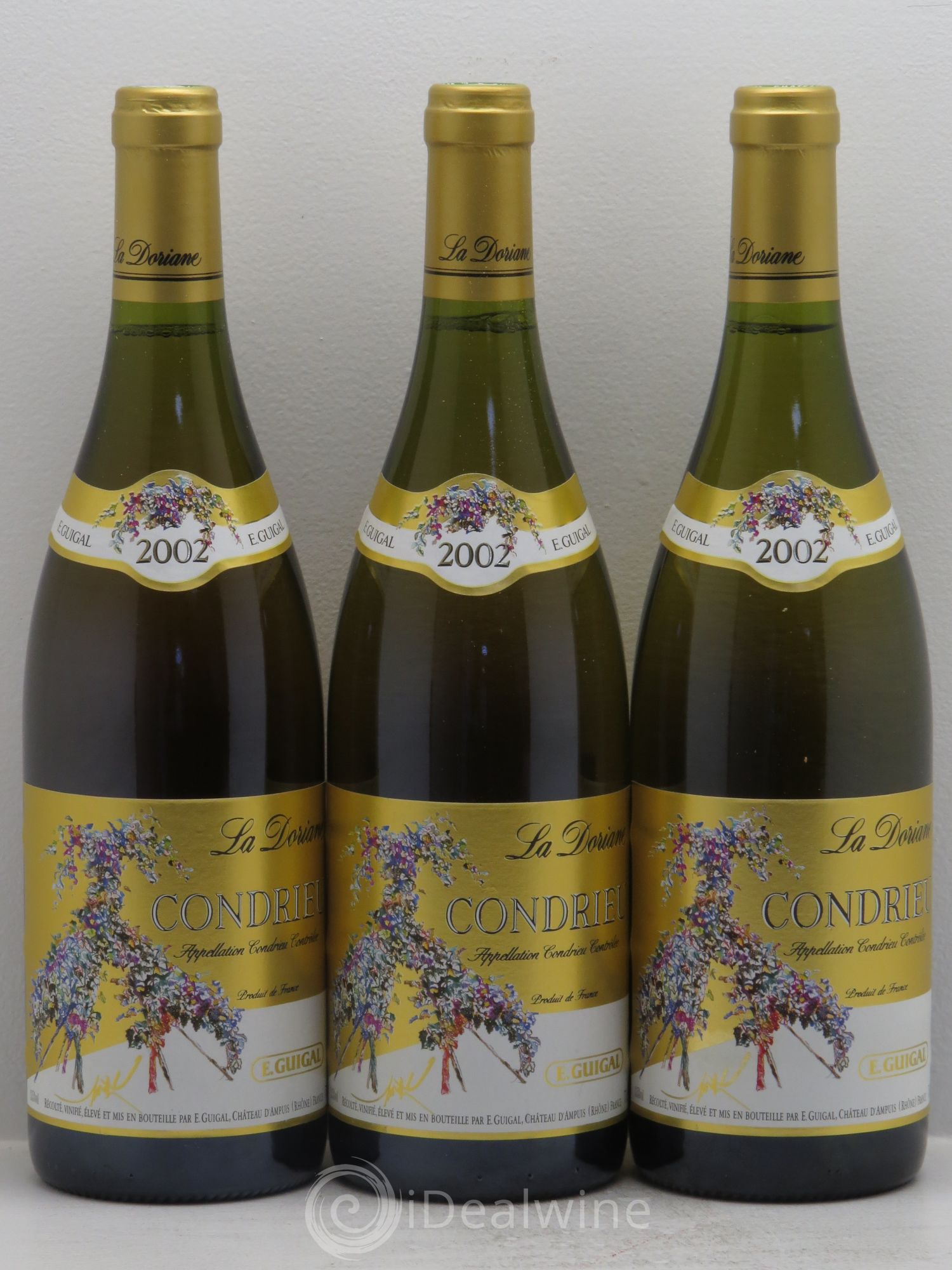 Condrieu La Doriane Guigal 2002 - Lot de 3 bouteilles - 0