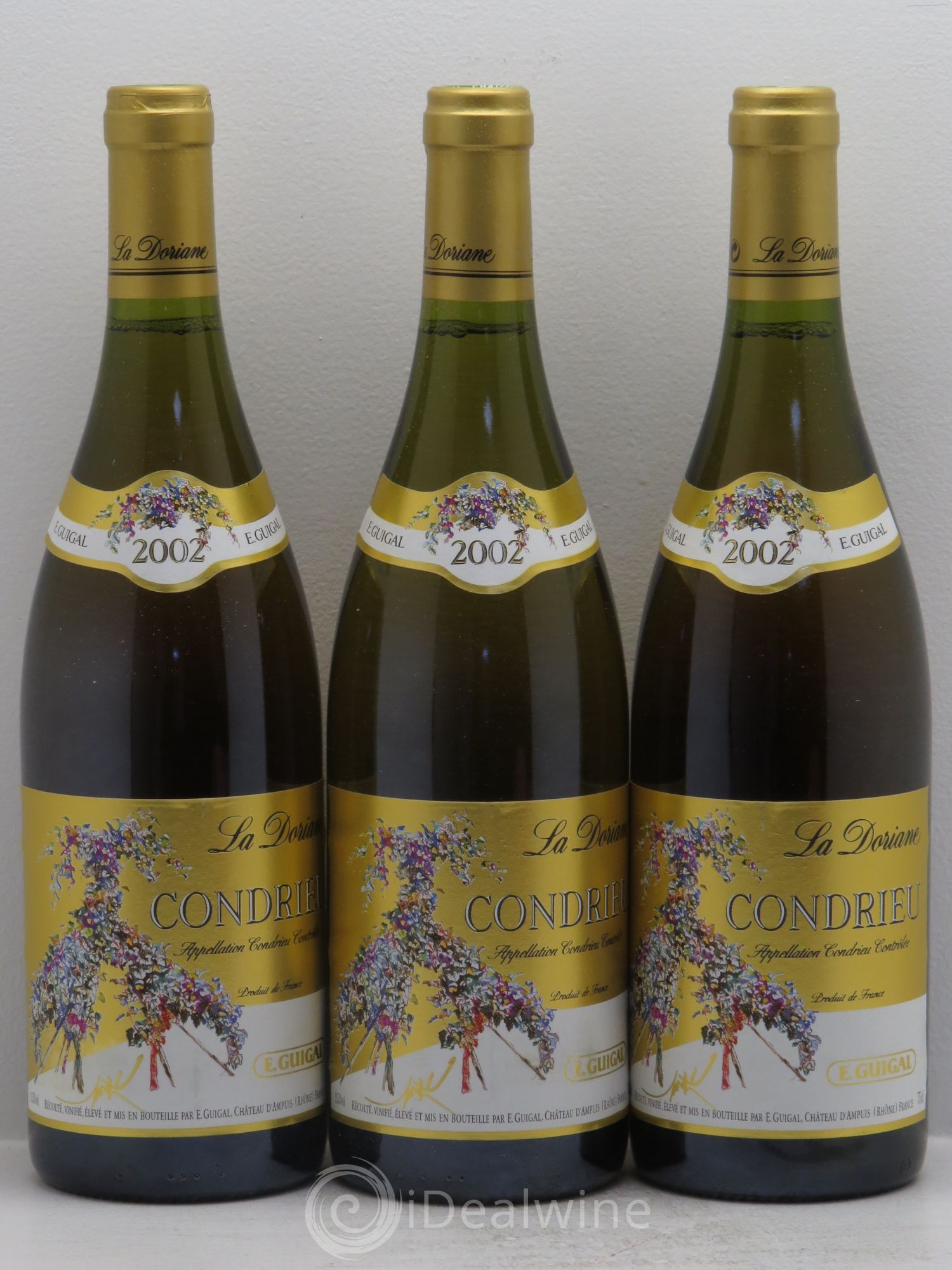 Condrieu La Doriane Guigal 2002 - Lot de 3 bouteilles - 0