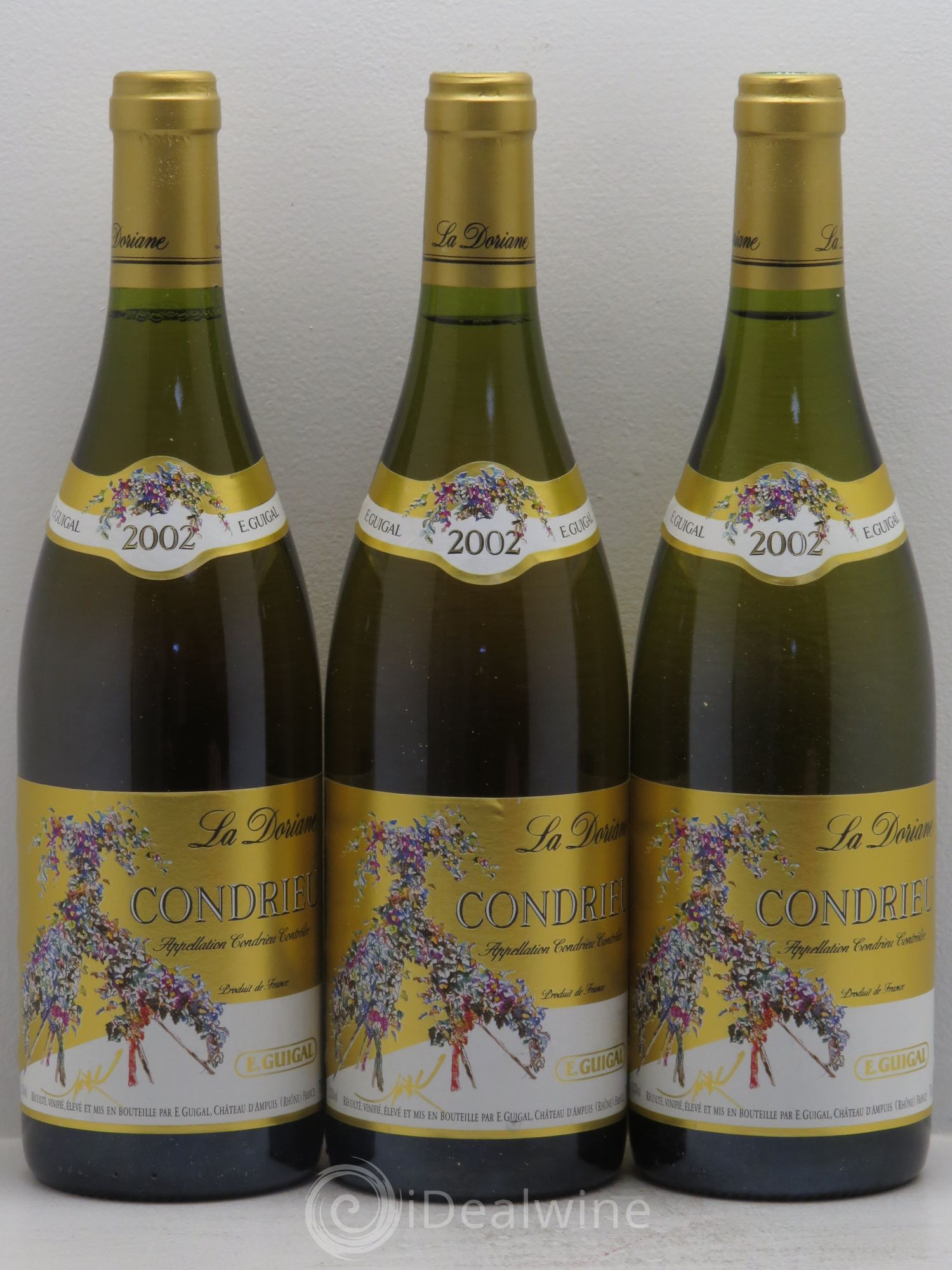 Condrieu La Doriane Guigal 2002 - Lot de 3 bouteilles - 0