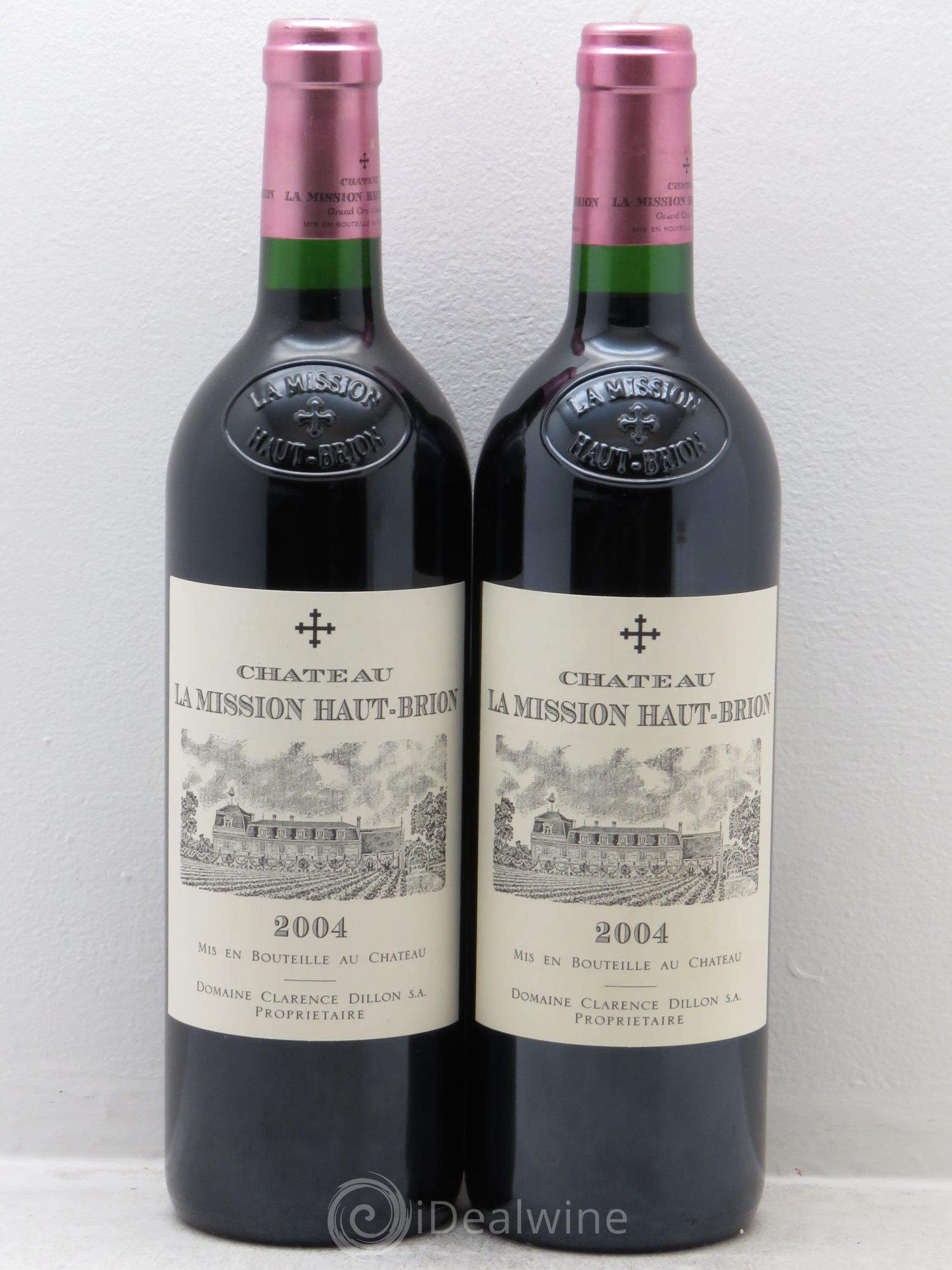 Château la Mission Haut-Brion Cru Classé de Graves 2004 - Lot de 2 bouteilles - 0