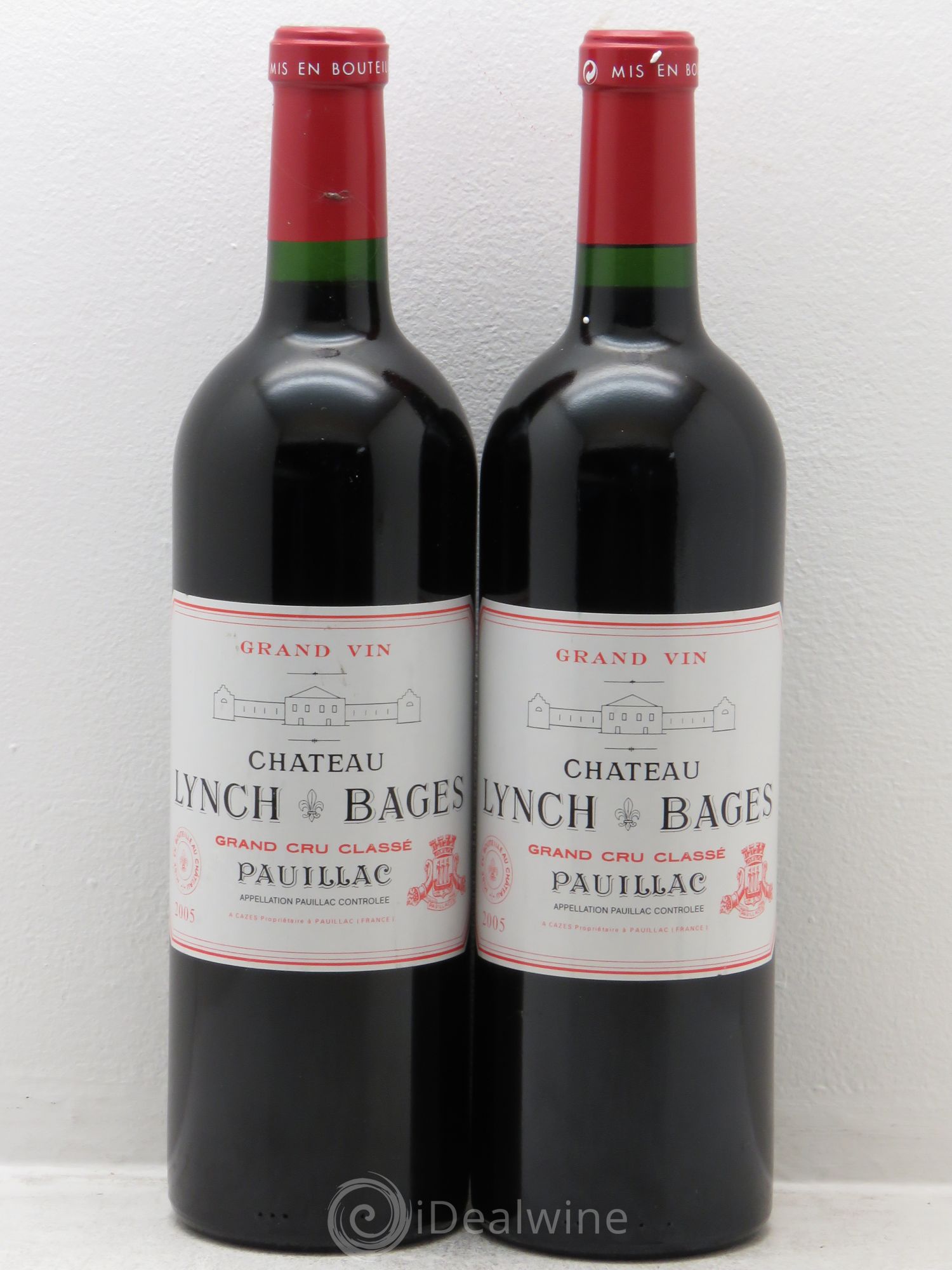 Château Lynch Bages 5ème Grand Cru Classé 2005 - Lot de 2 bouteilles - 0