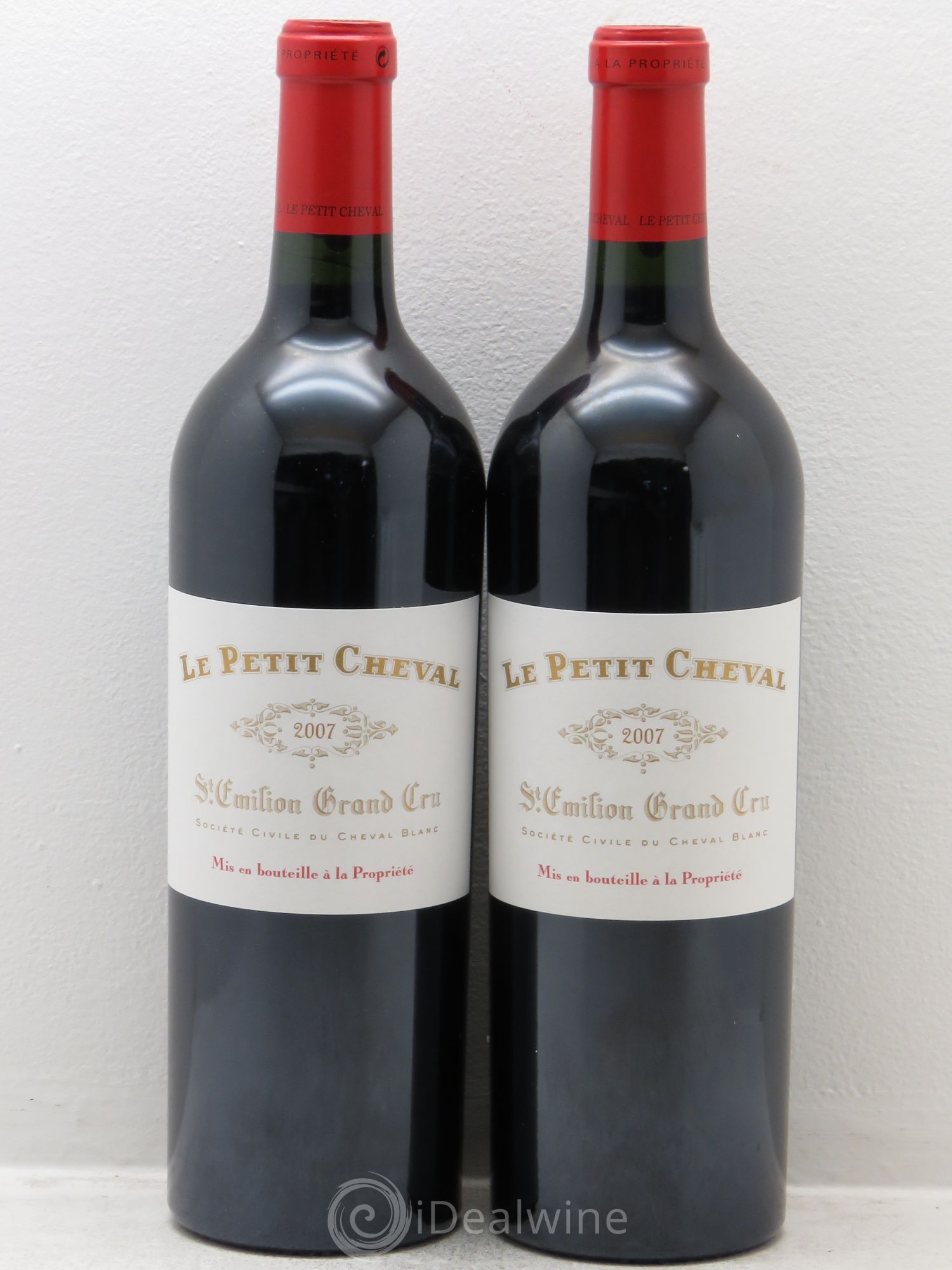 Le Petit Cheval Second Vin 2007 - Lot de 2 bouteilles - 0