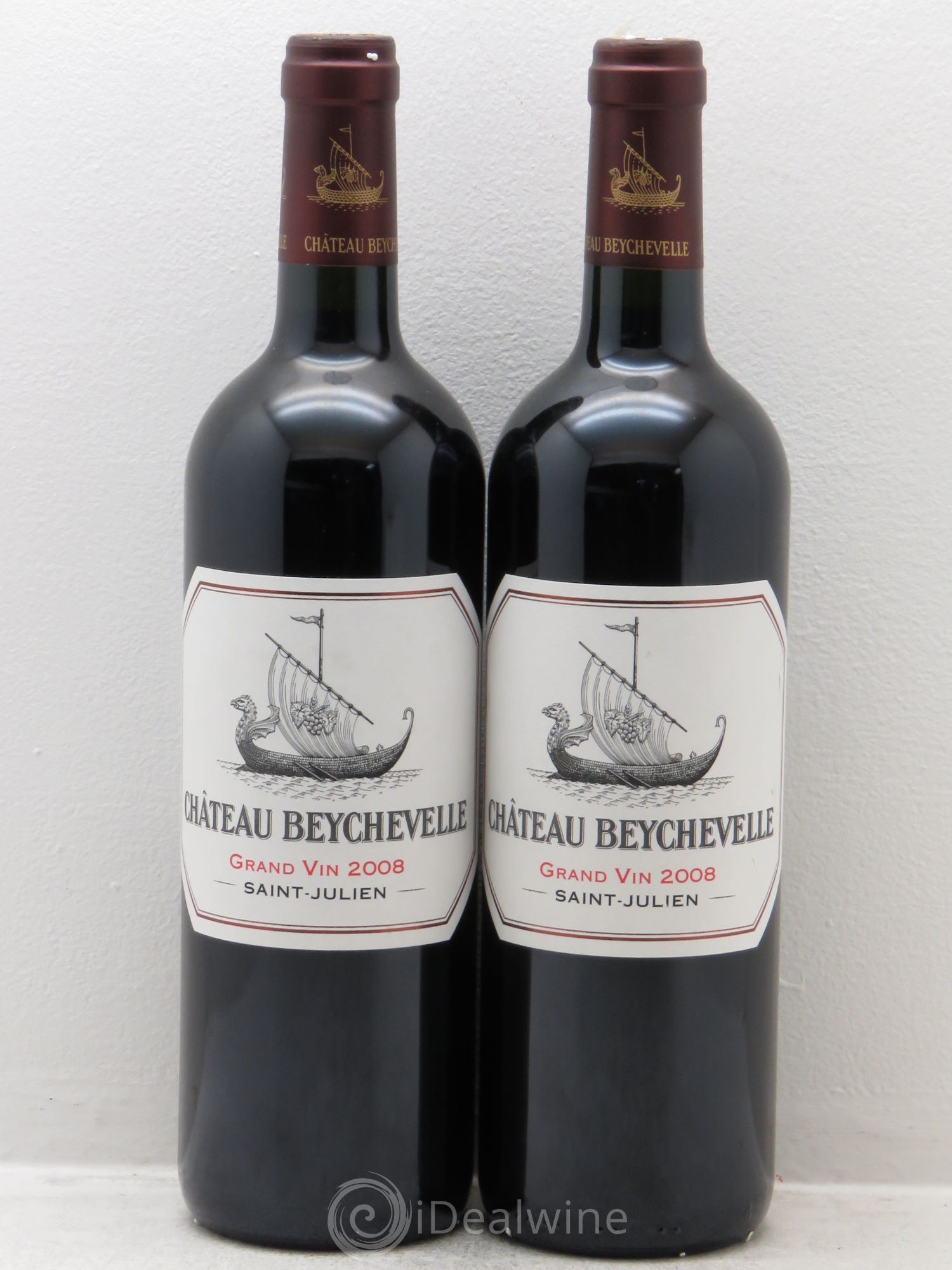 Château Beychevelle 4ème Grand Cru Classé 2008 - Lot de 2 bouteilles - 0