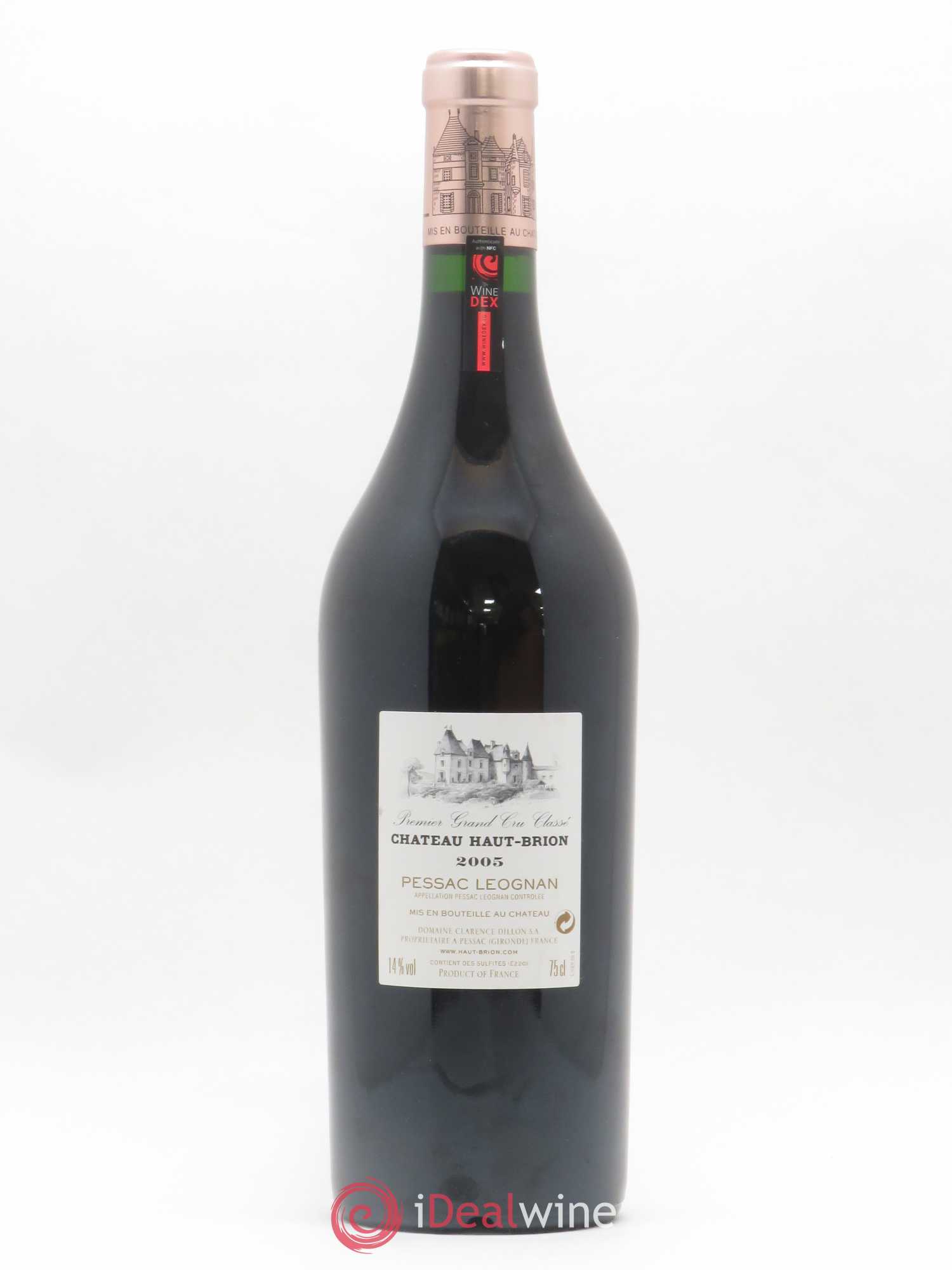 Château Haut Brion 1er Grand Cru Classé 2005 - Lot de 1 bouteille - 1