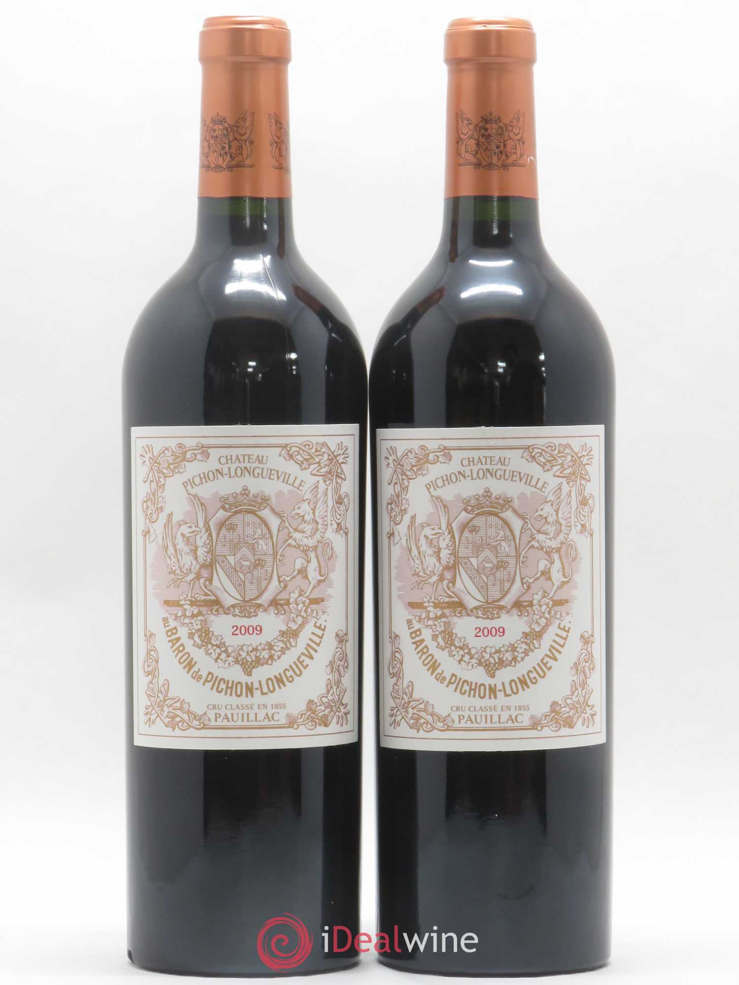 Pichon Longueville Baron 2ème Grand Cru Classé 2009 - Lot de 2 bouteilles - 0