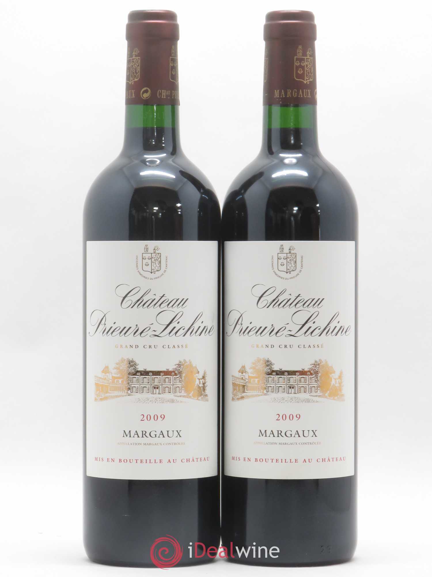 Château Prieuré Lichine 4ème Grand Cru Classé 2009 - Lot de 2 bouteilles - 0