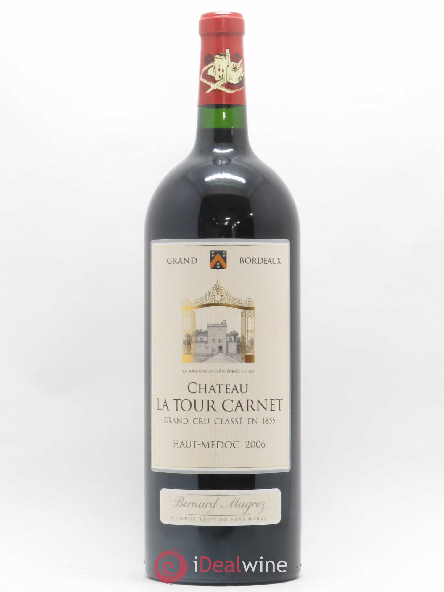 Château la Tour Carnet 4ème Grand Cru Classé 2006 - Lot de 1 magnum - 0