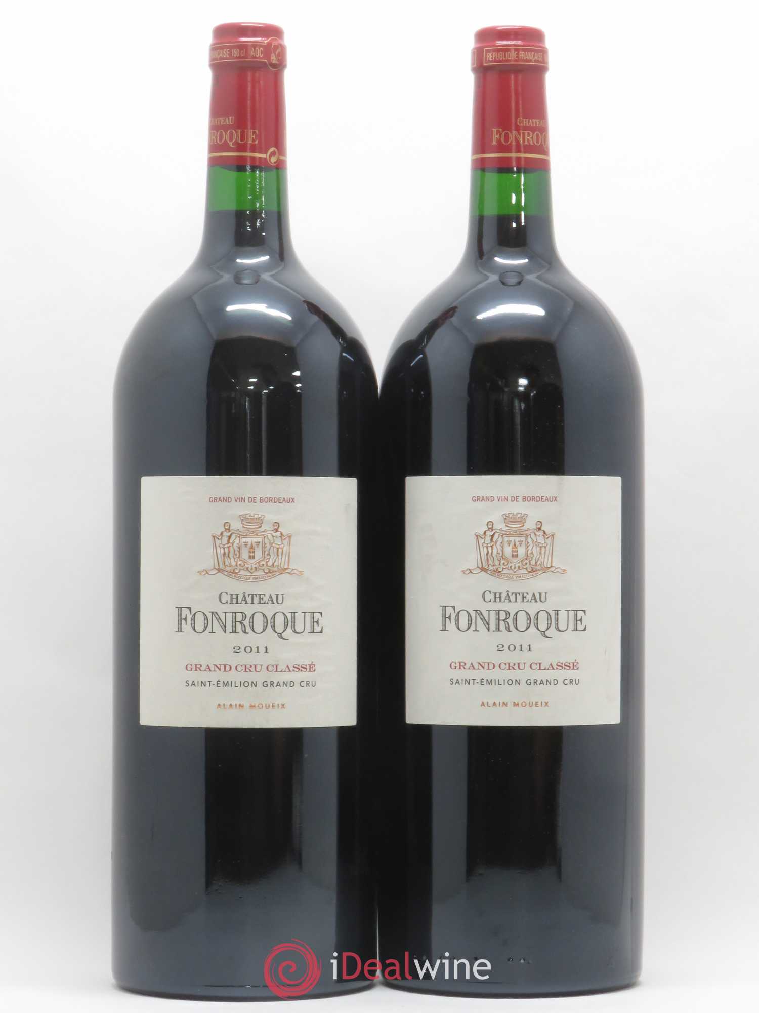 Château Fonroque Grand Cru Classé 2011 - Lot de 2 magnums - 0