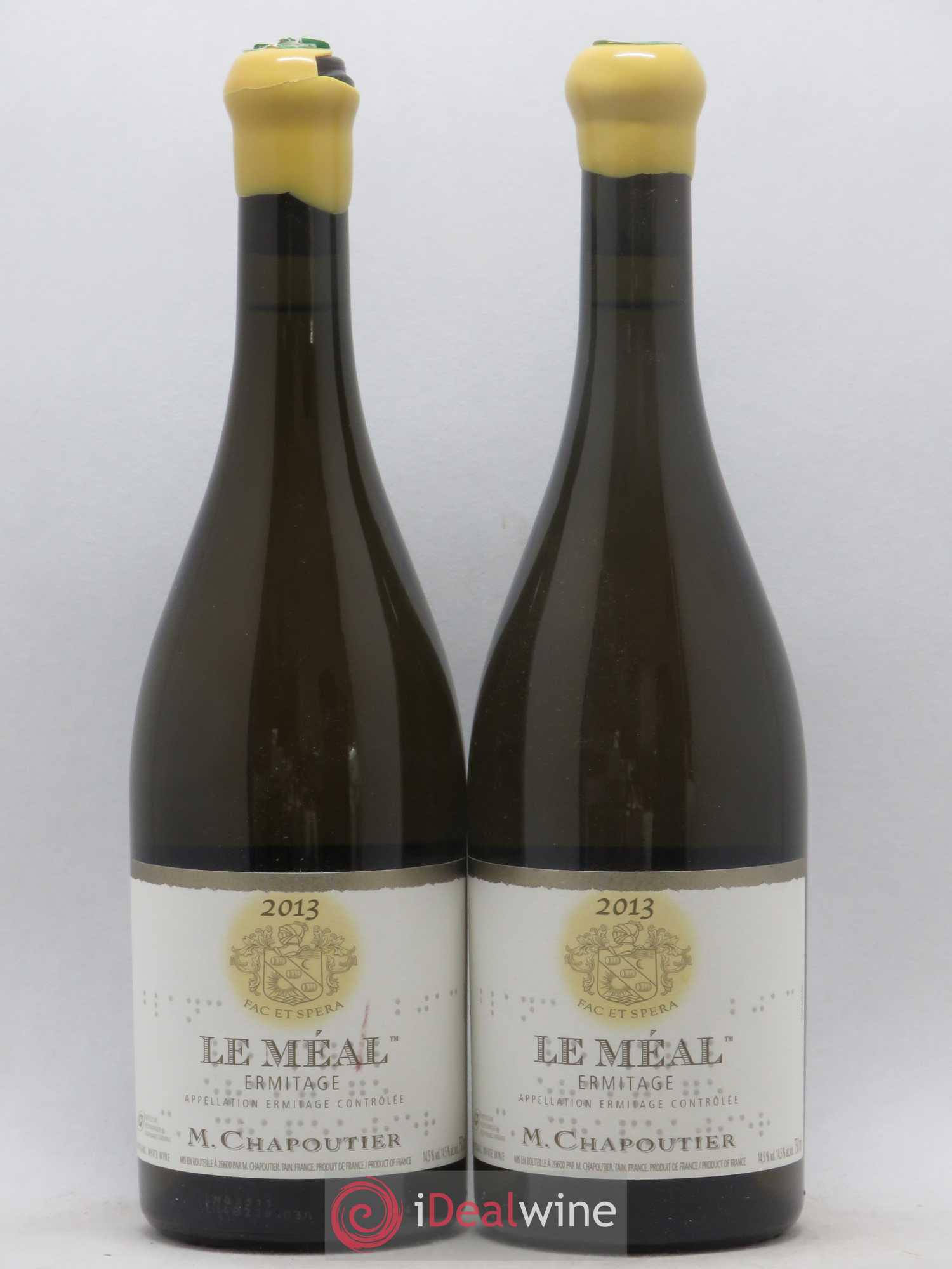 Hermitage Ermitage Le Méal Chapoutier 2013 - Lot de 2 bouteilles - 0