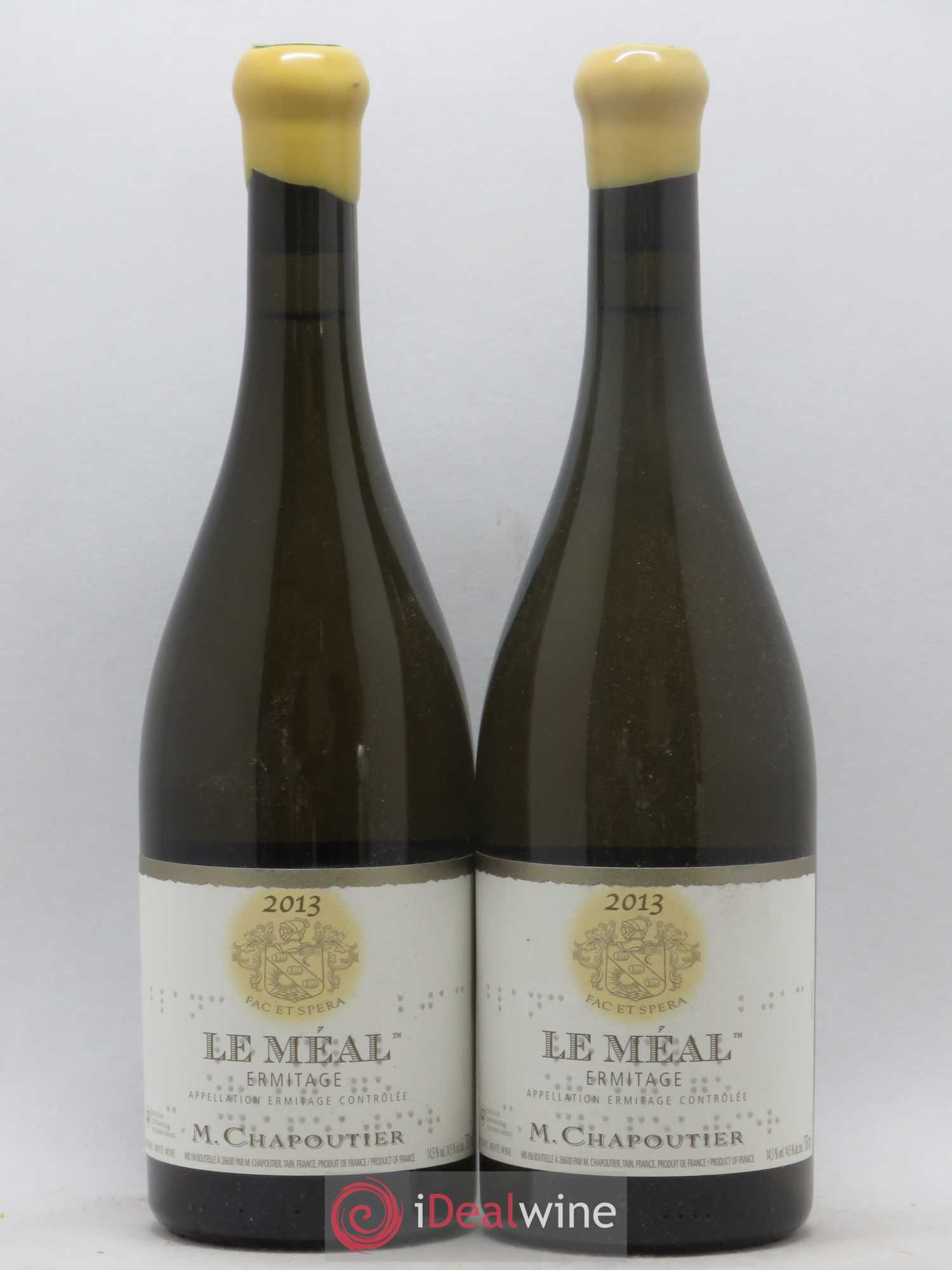 Hermitage Ermitage Le Méal Chapoutier 2013 - Lot de 2 bouteilles - 0