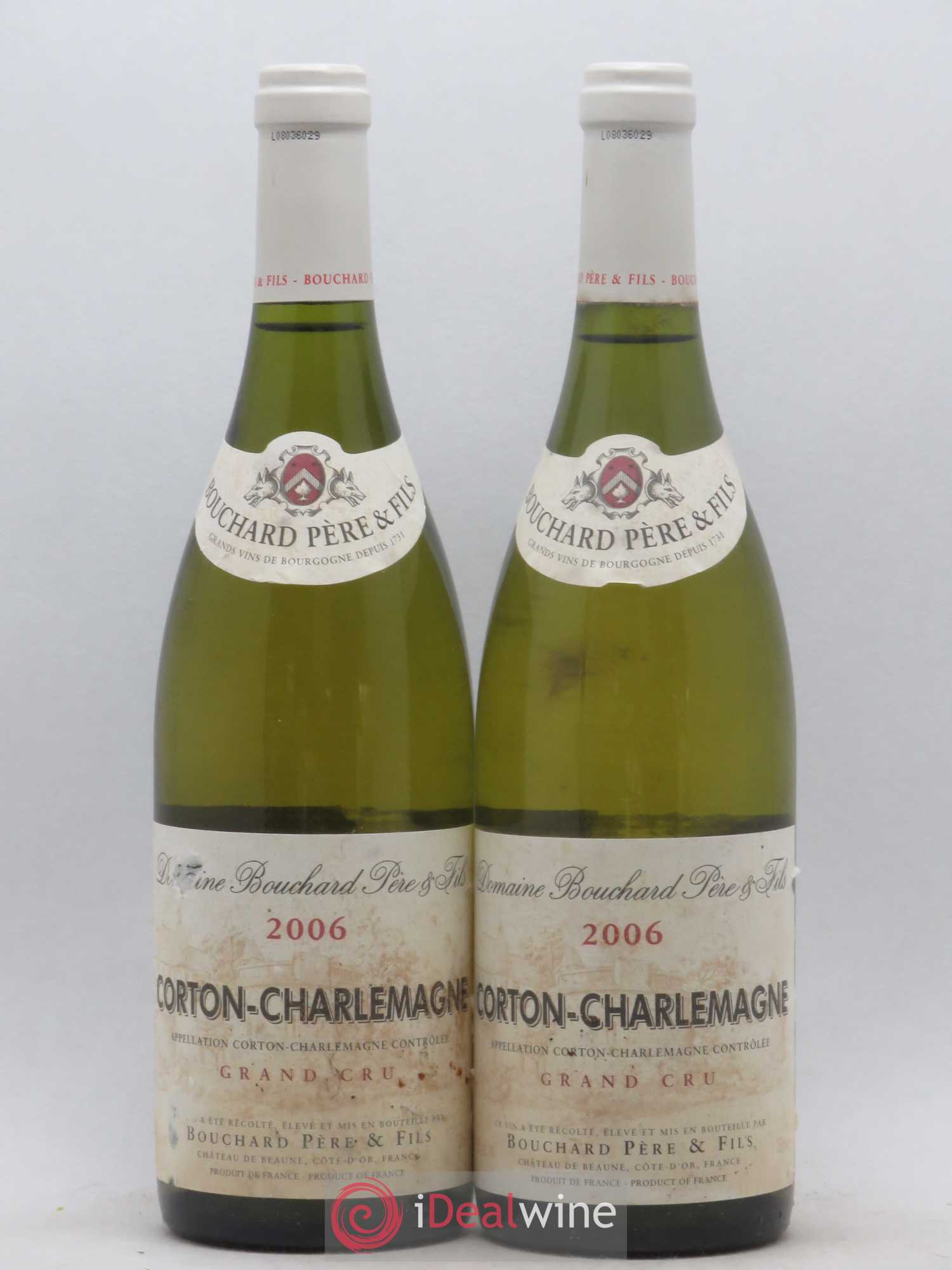 Corton-Charlemagne Grand Cru Bouchard Père & Fils 2006 - Lot de 2 bouteilles - 0